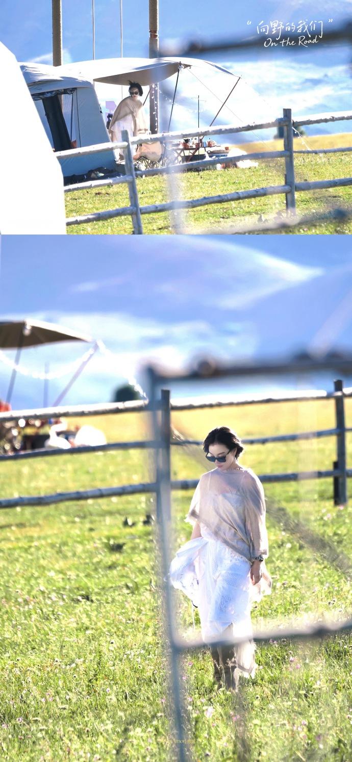 倪妮 我想象中旅行穿搭出片belike： 