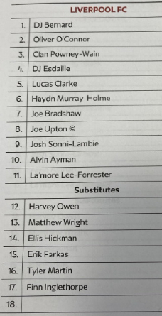 利物浦青训 青年足总杯下半场再丢1球，0-3落后才开始奋起直追，桑尼兰比和小英格