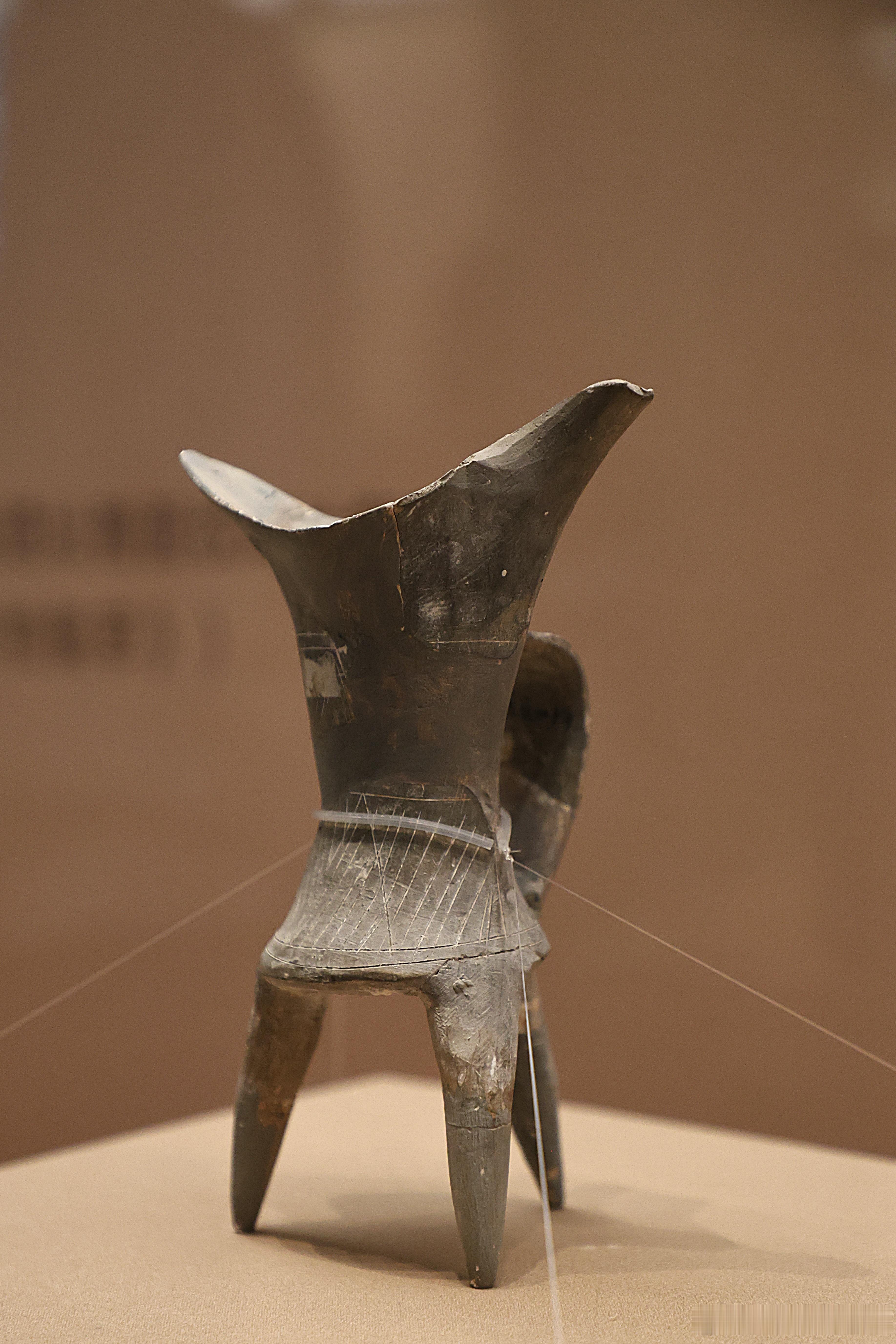 我的2026 【中国之中-中原古代文明精粹】灰陶爵夏（公元前2050-前1600