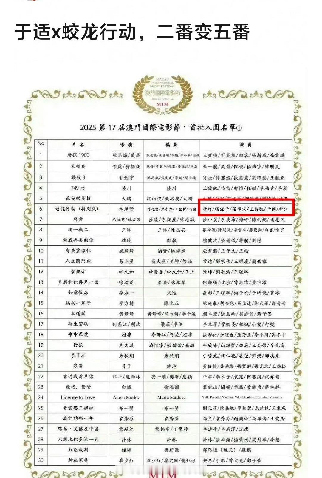 于适《蛟龙行动》二番变五番[吃惊]这吃相有点难看 ​​​