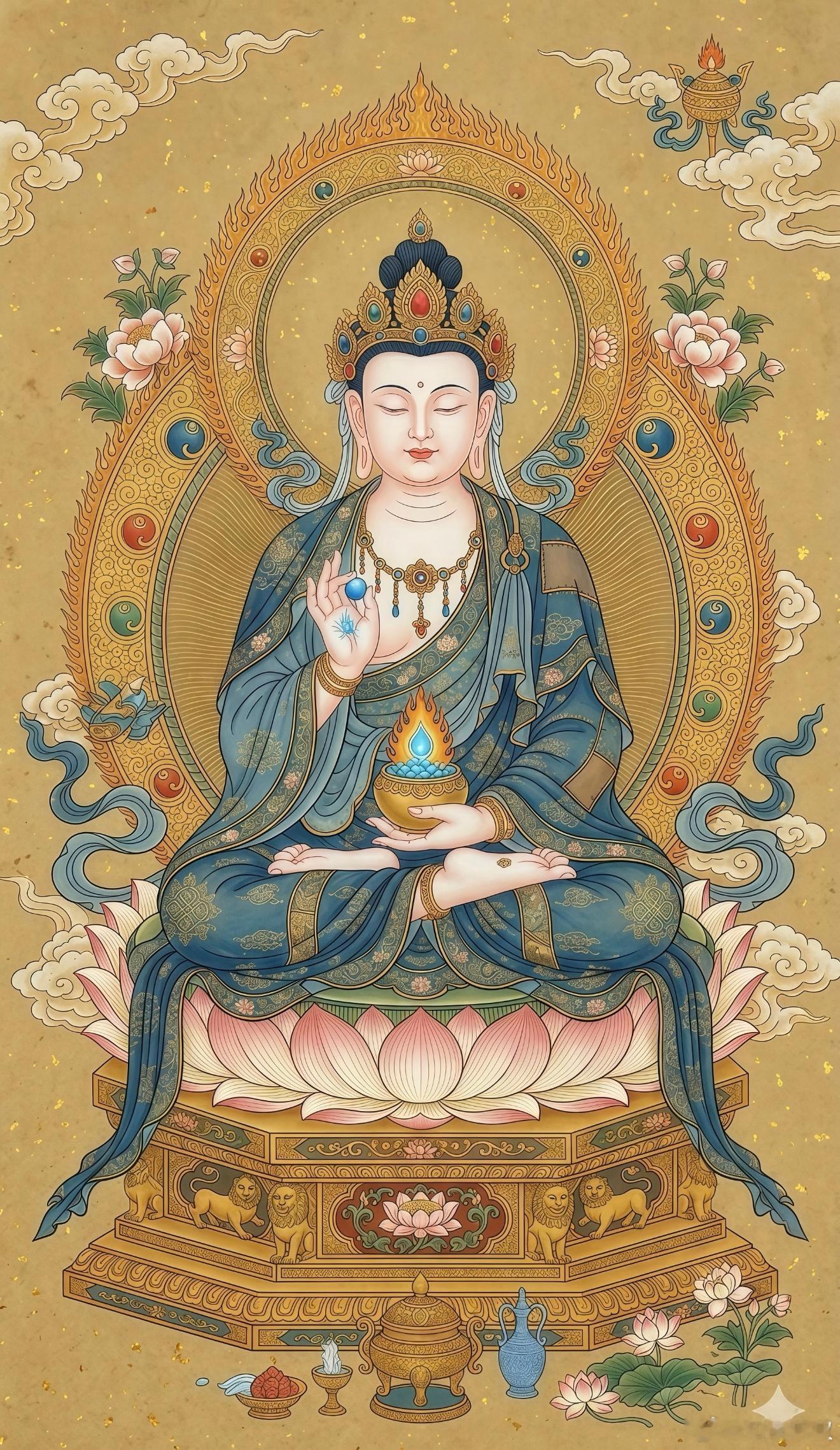 见佛祈福🙏，暮云遮风啸，清磬伴良宵。释怀一路风雨与飘摇，固守本心坦荡与良韶，家