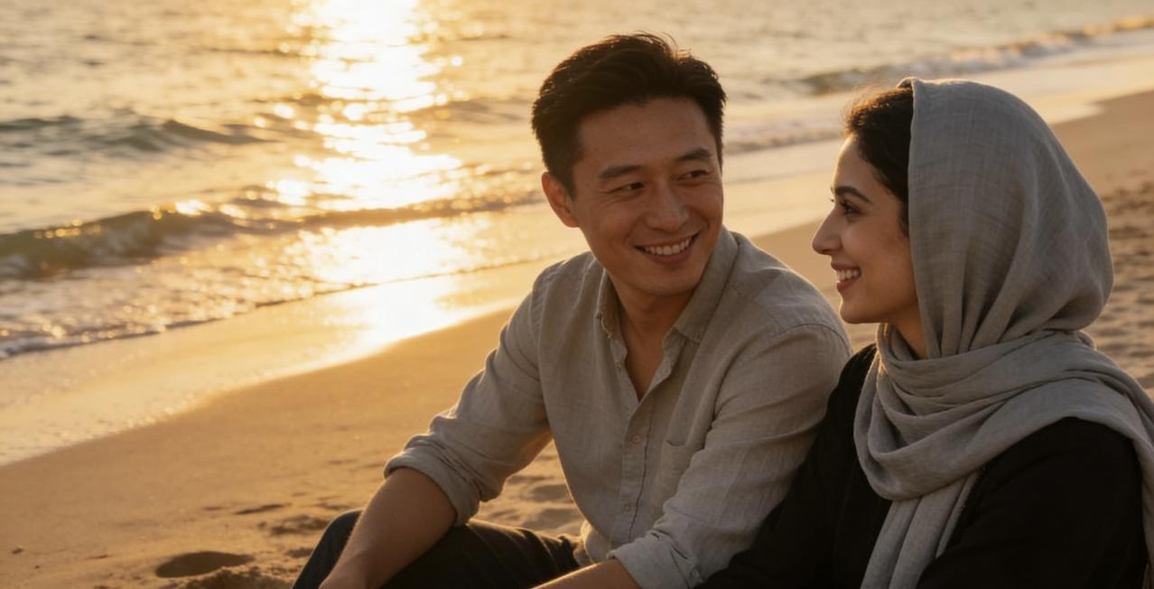 我在卡塔尔打工10年，娶了带头巾的美女本地人，3年生了2个娃，回国那天素未谋面的