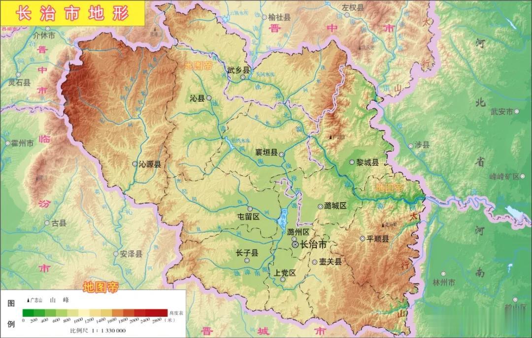 山西省是如何划分晋北、晋中、晋南的？