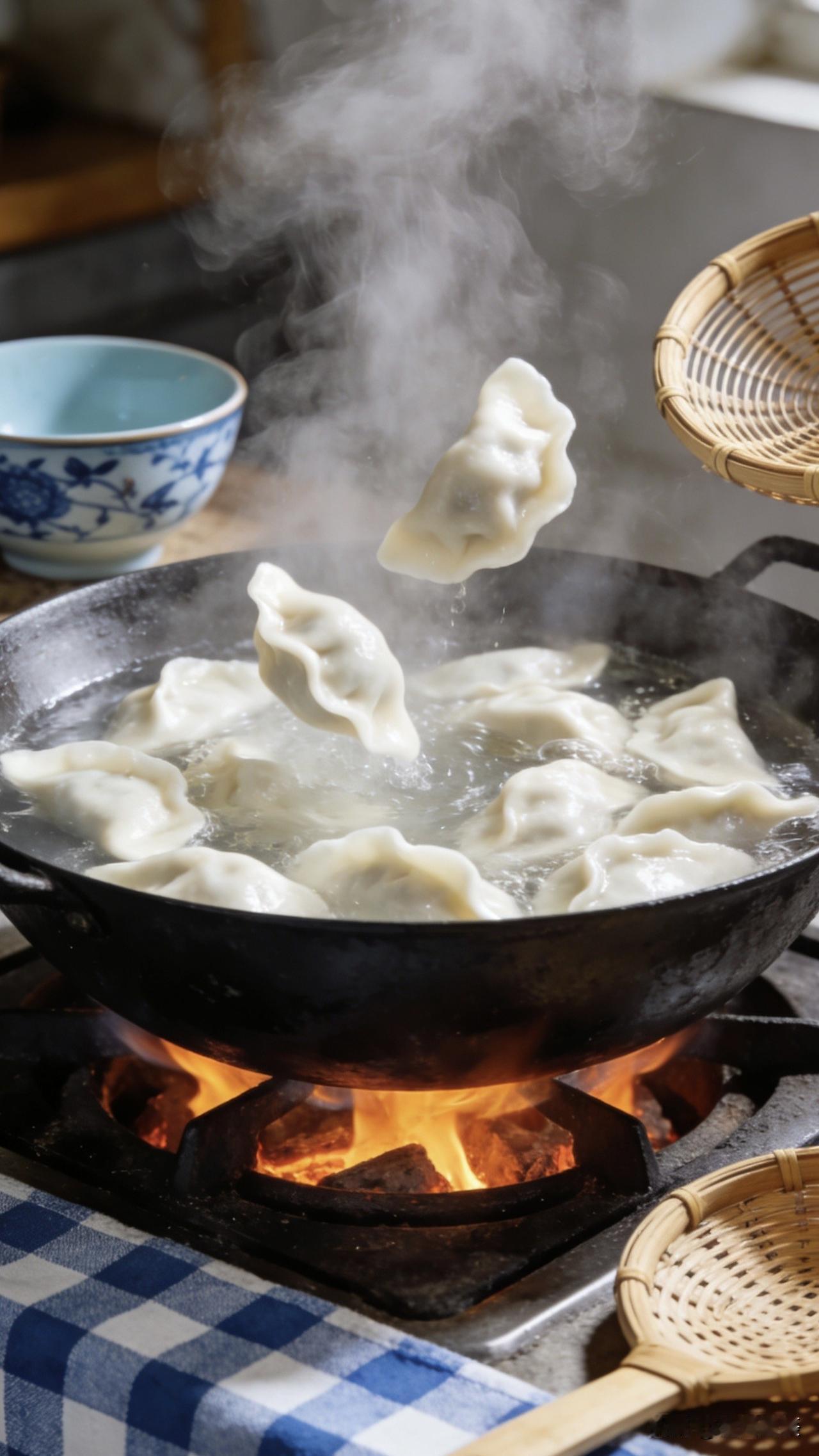 饺子汤圆飘年味，团圆滋味是冬日最治愈的暖

炉火正旺，锅里的饺子浮沉翻滚，汤圆圆