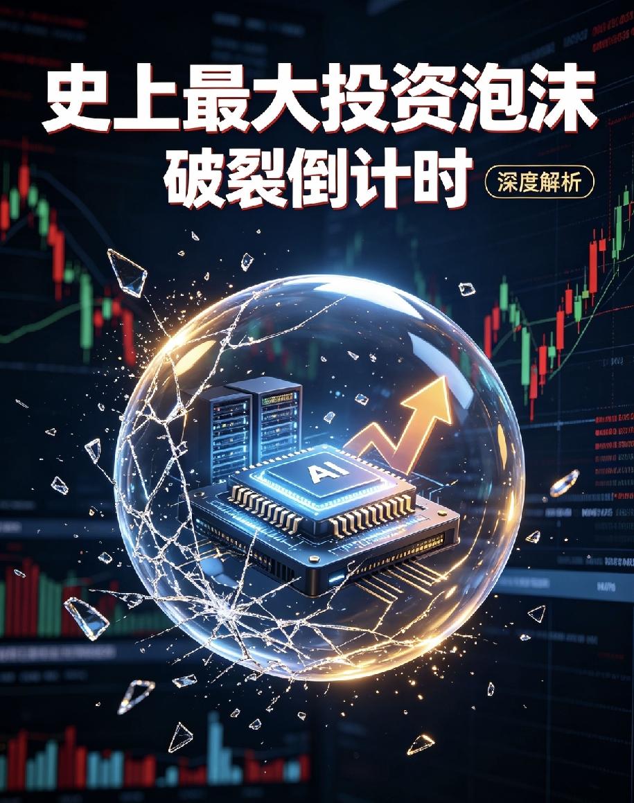 深度分析：人类史上最大投资泡沫或将破裂，AI时代狂欢即将落幕
 
2026年下半