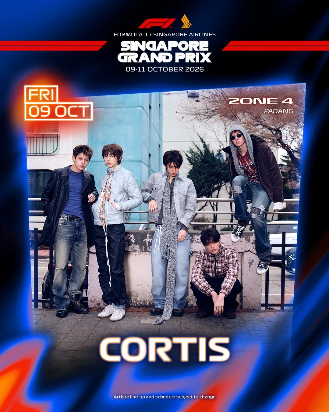 CORTIS × 新加坡F1夜赛官宣！🎉｜10.9-10.11