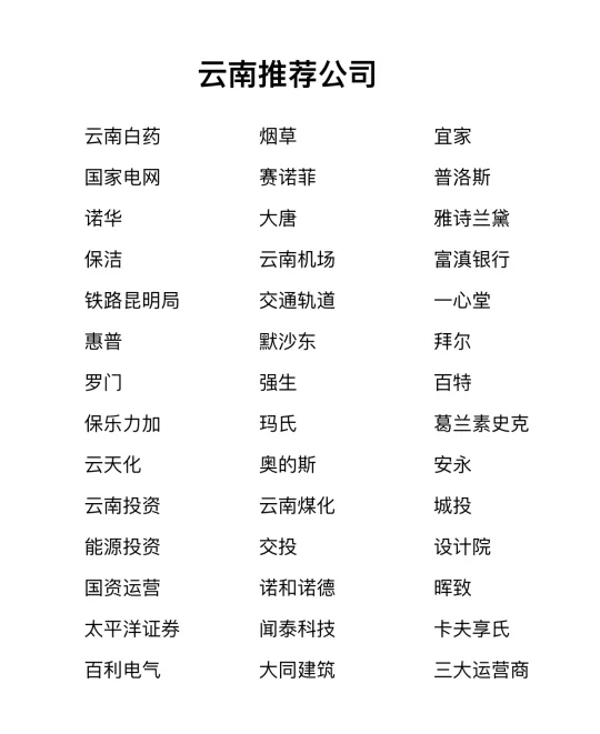 云南推荐公司✨靠谱、大胆冲✅