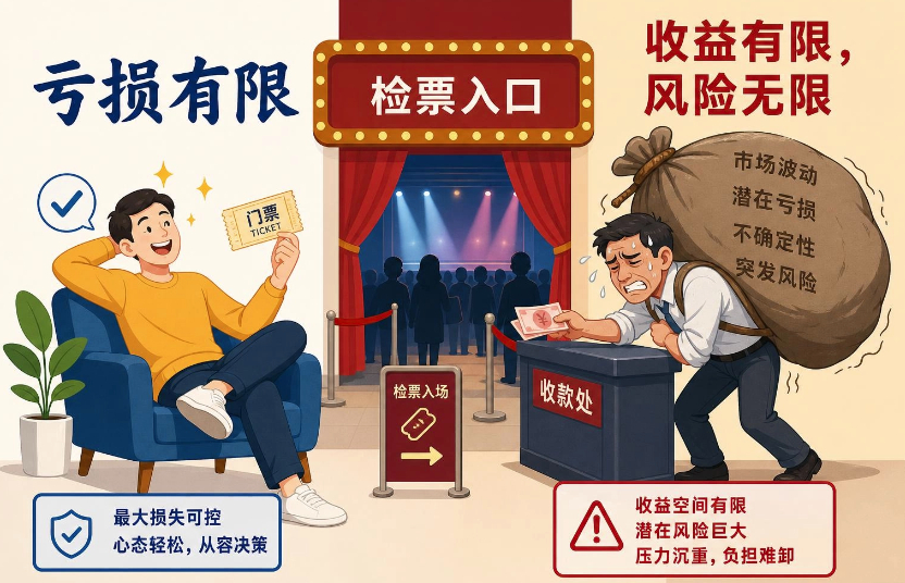 买方与卖方的区别期权小白入门 金融科普⚖️ 期权交易里，买方和卖方到底谁更占优？