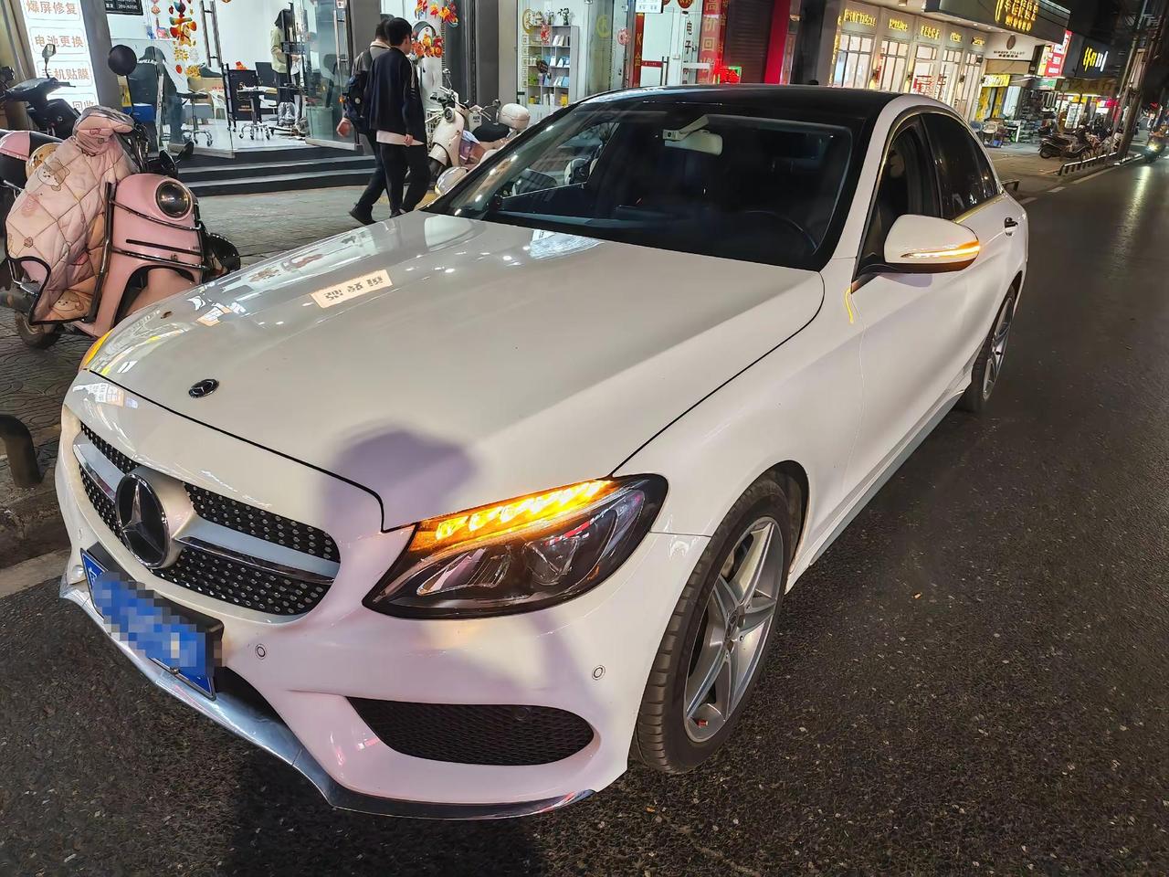 出自用18年.18款奔驰c200l，70000多公里，原版原漆.有人要吗？