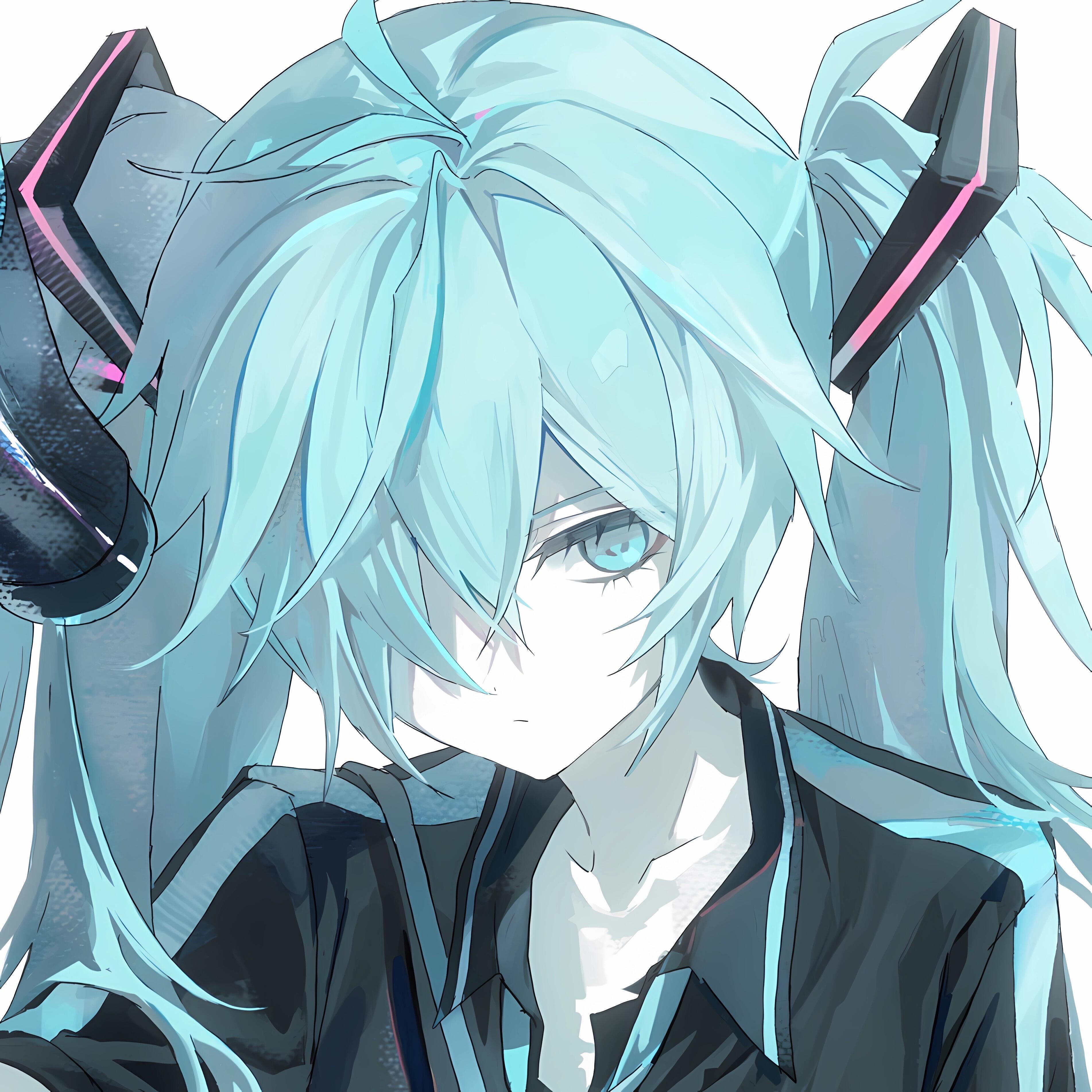 初音未来头像｜我，有一个追求，唱出我的天籁 