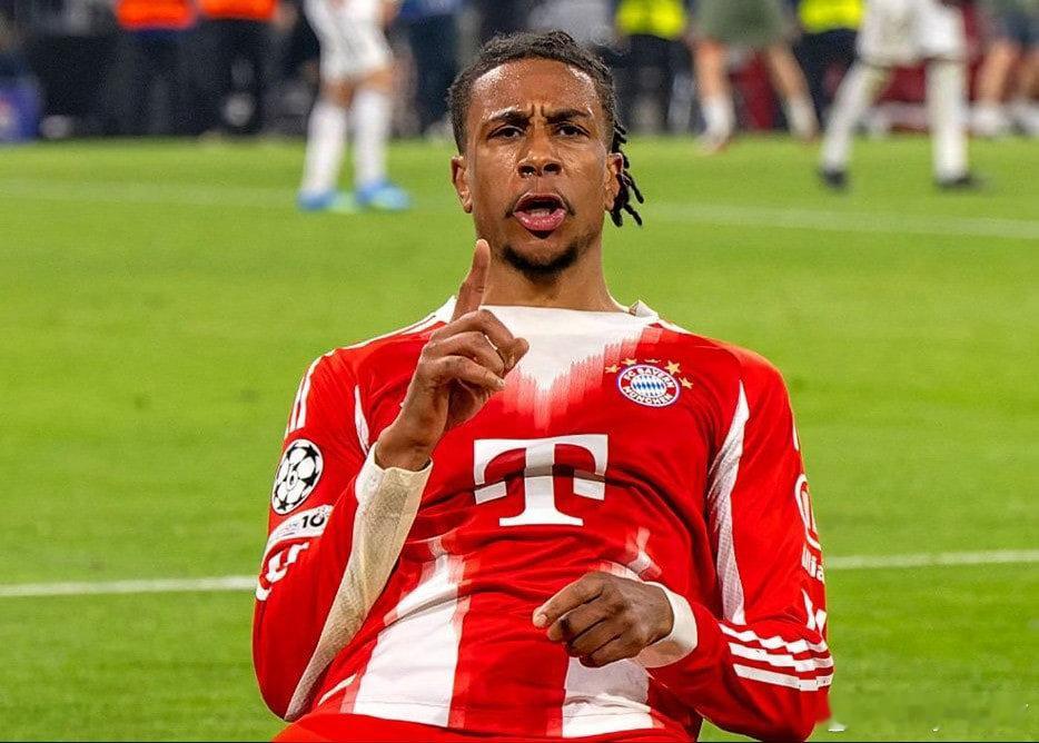 对阵皇马打进致胜球！欧冠官方：奥利塞当选本轮最佳球员欧冠联赛官方宣布，拜仁慕尼黑