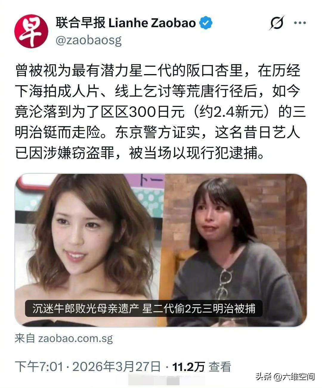 按照中国法学界的定义，日本这个社会真有罪，最有潜力的星二代沦落到偷300日元的三