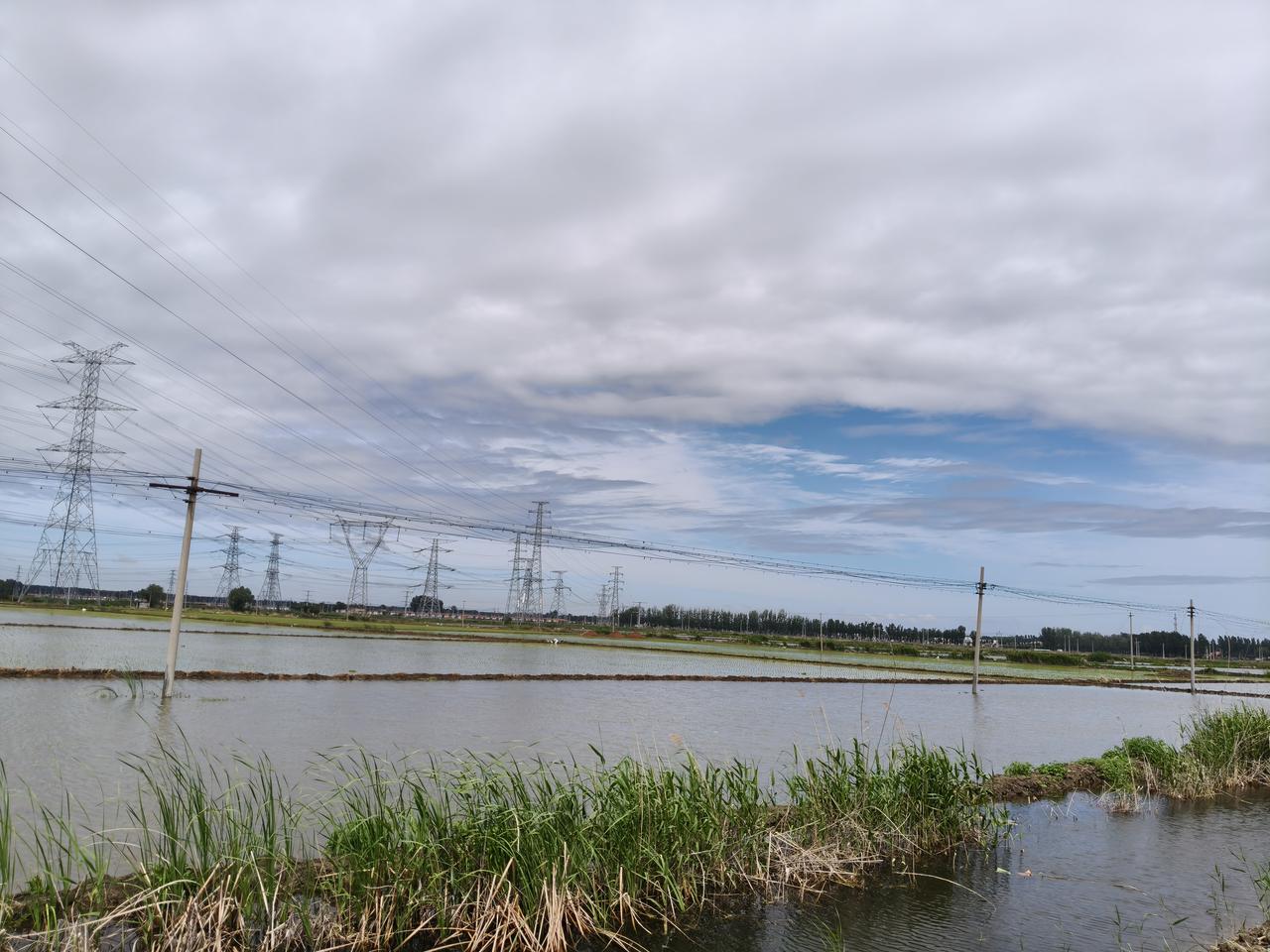 晒一晒您拍下的云雨过天晴之后的天津宝坻农村实景，空气清新，天空湛蓝。农村的生活特