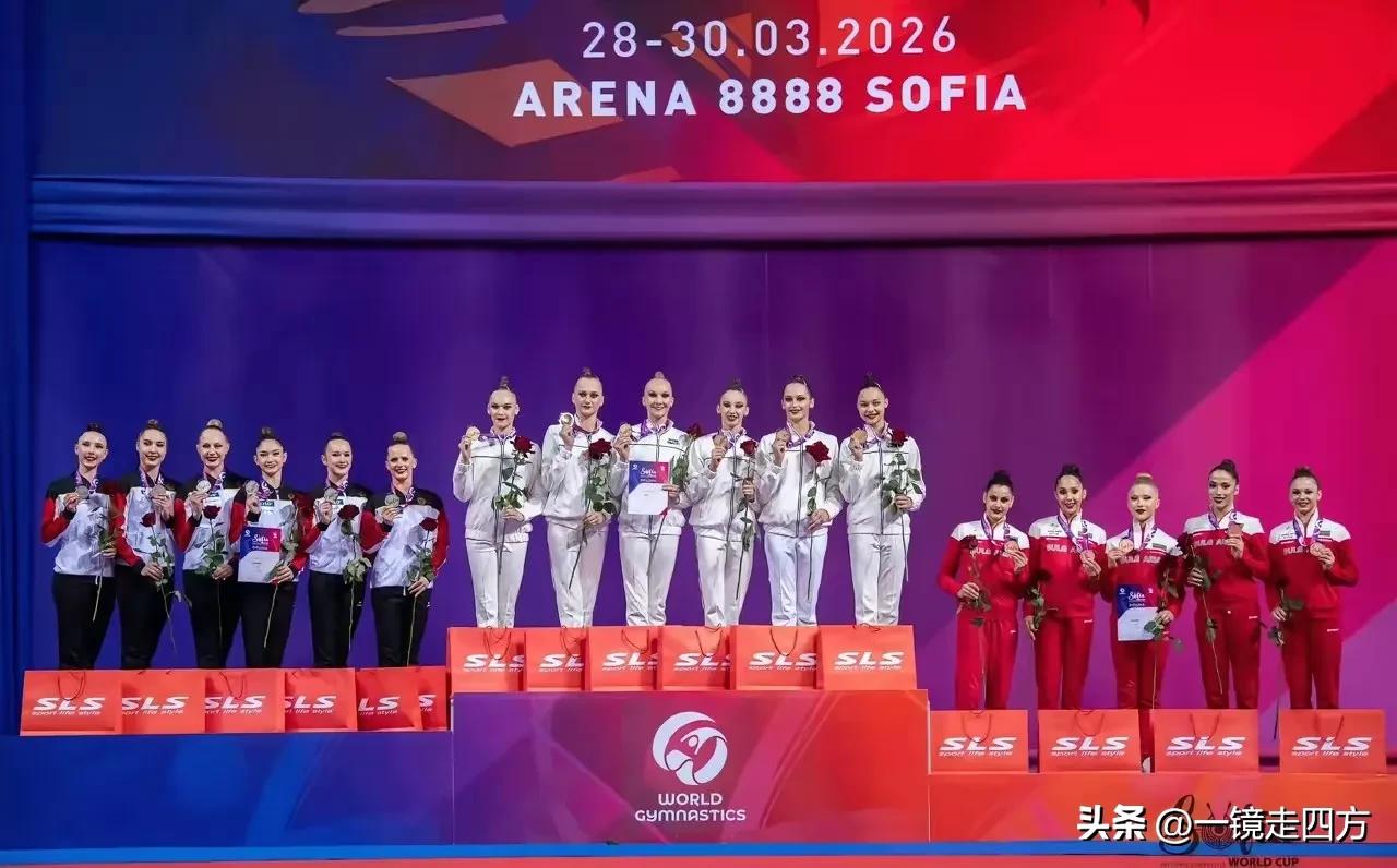 俄罗斯选手重回艺术体操国际赛场了，而且还是和乌克兰队同场竞技，好在她们分别拿到团