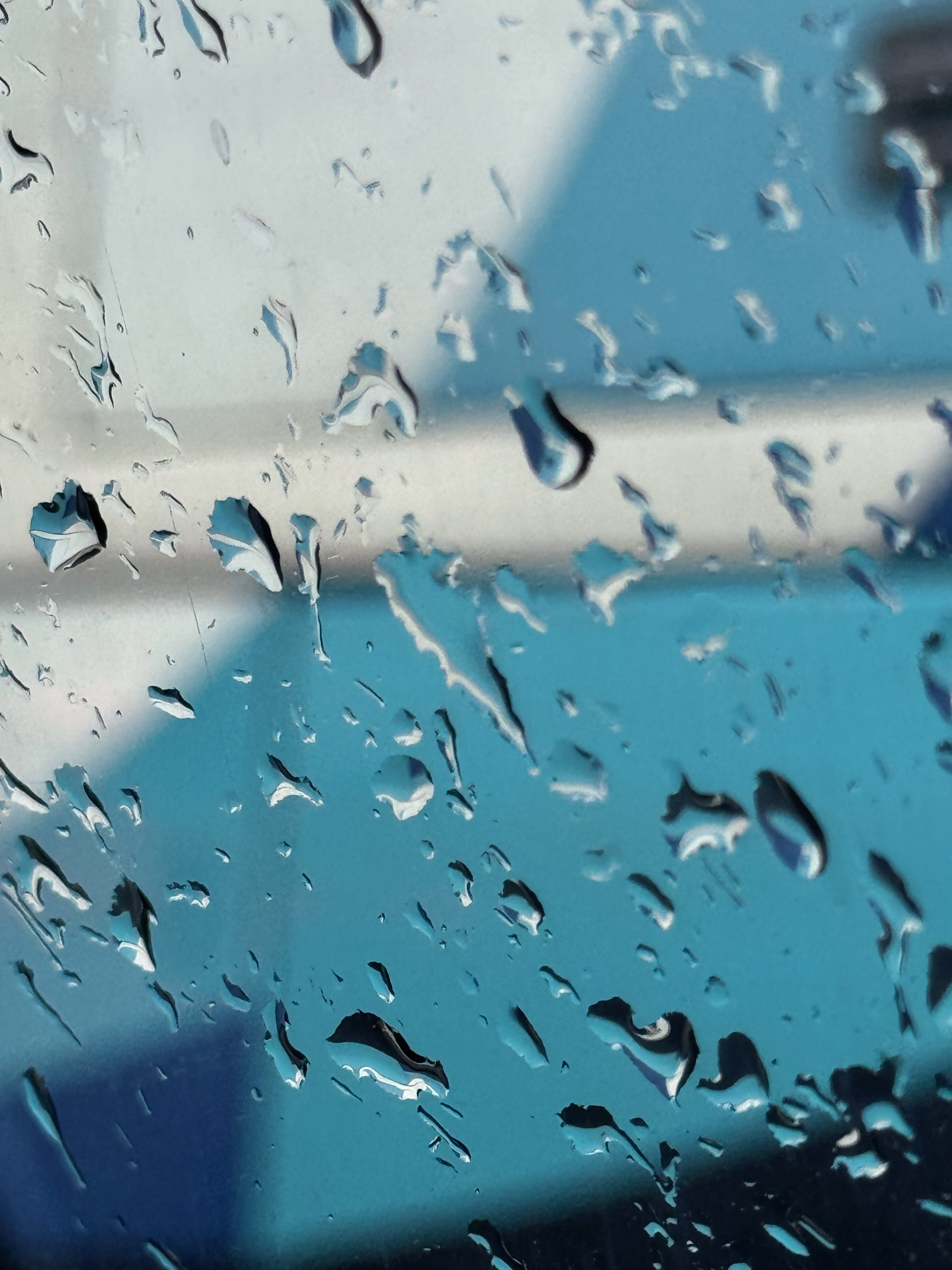 连着几天阴天下班时又下起了小雨估计阳台晾的衣服又得重新洗了 