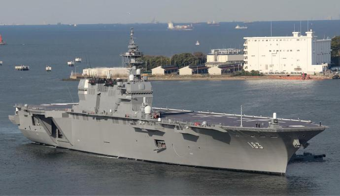 每天认识一件兵器 日本“出云”级直升机护卫舰“出云”级直升机护卫舰是日本新一代直