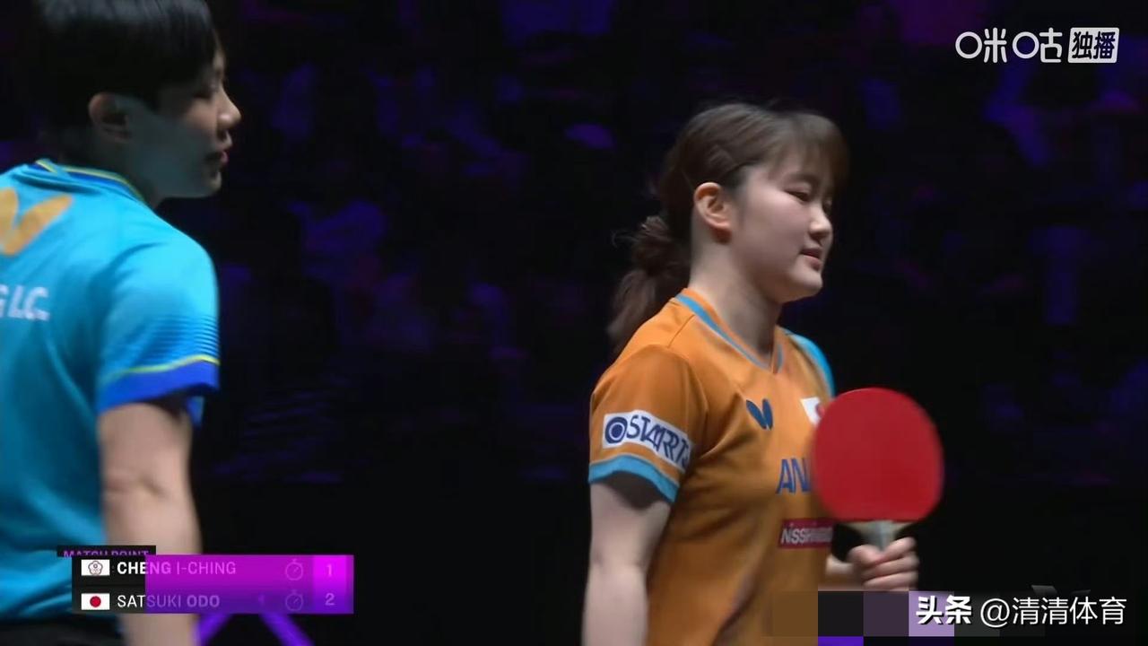 大藤沙月又赢了，3-1郑怡静，挺进8强！赛前还真没把她当回事！看来有时候打球既需