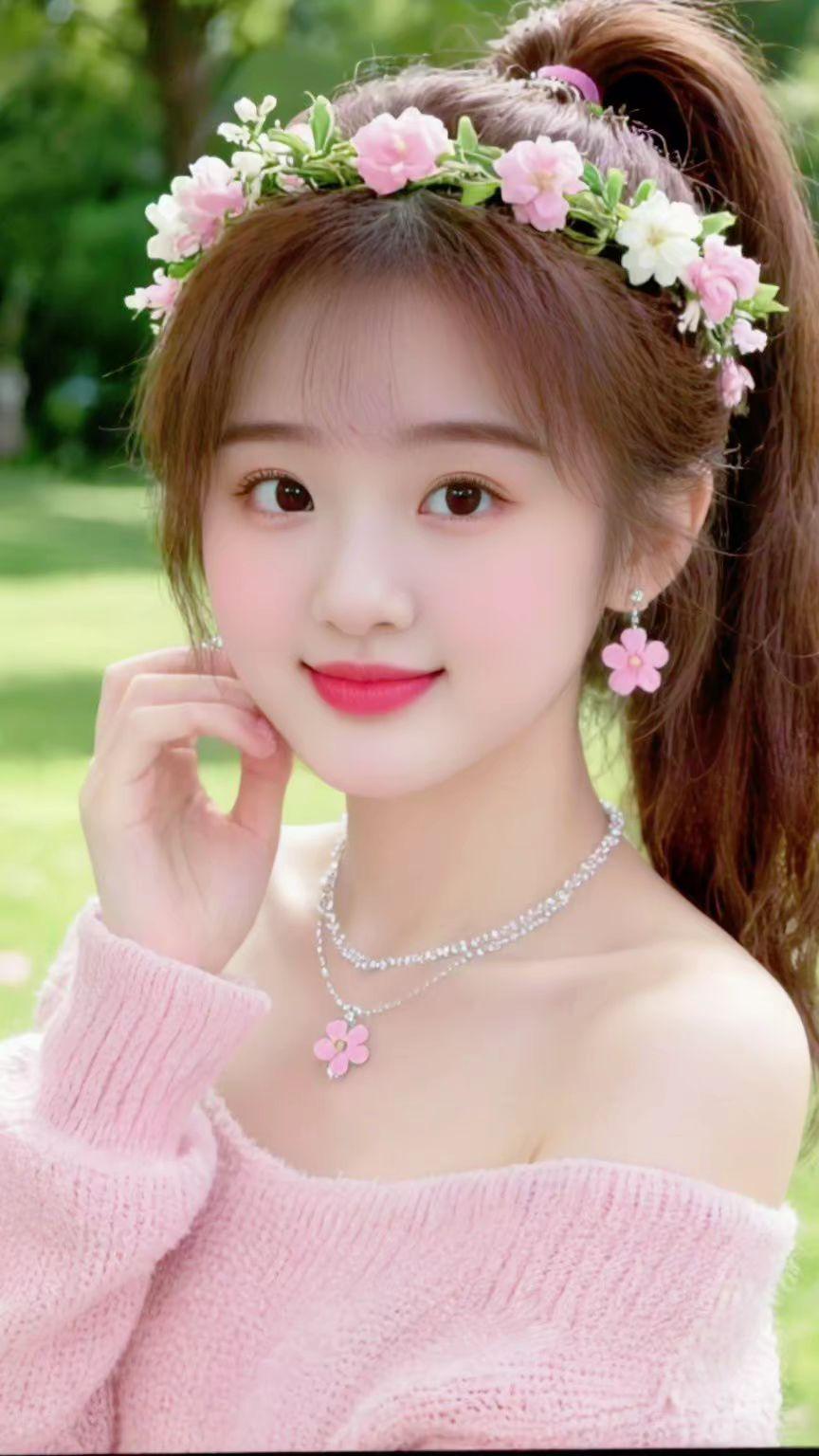 感情达人 清新花环造型 抖音玩法合伙人