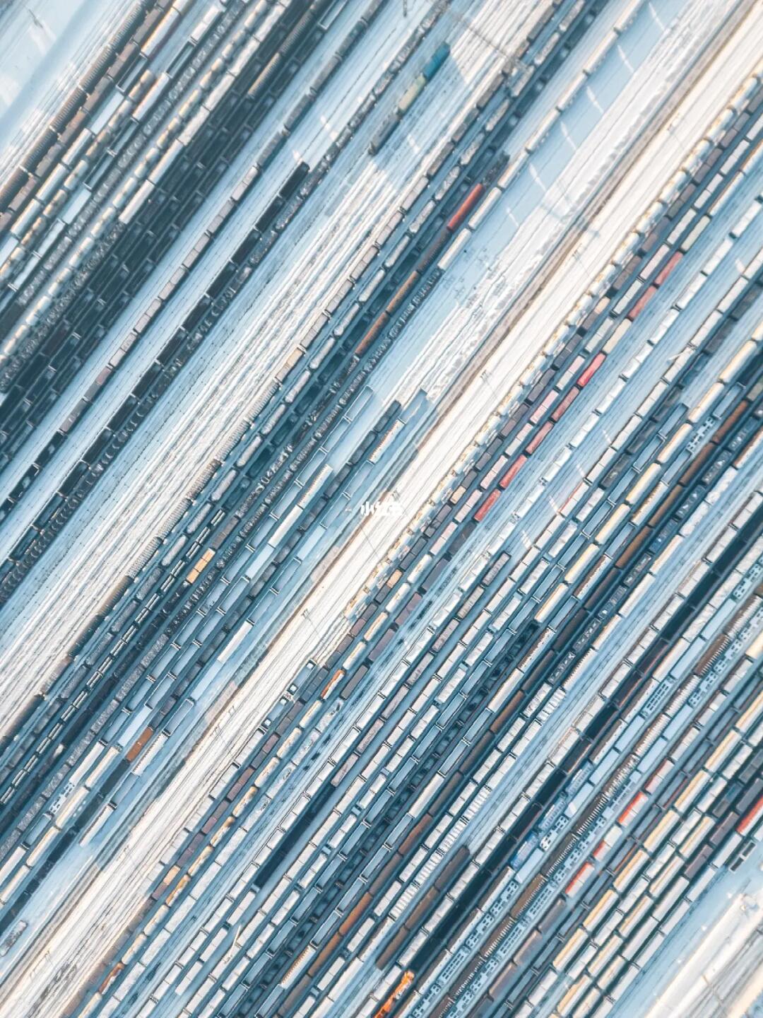 雪后哈尔滨❄️我拍到了现实版雪国列车🚞