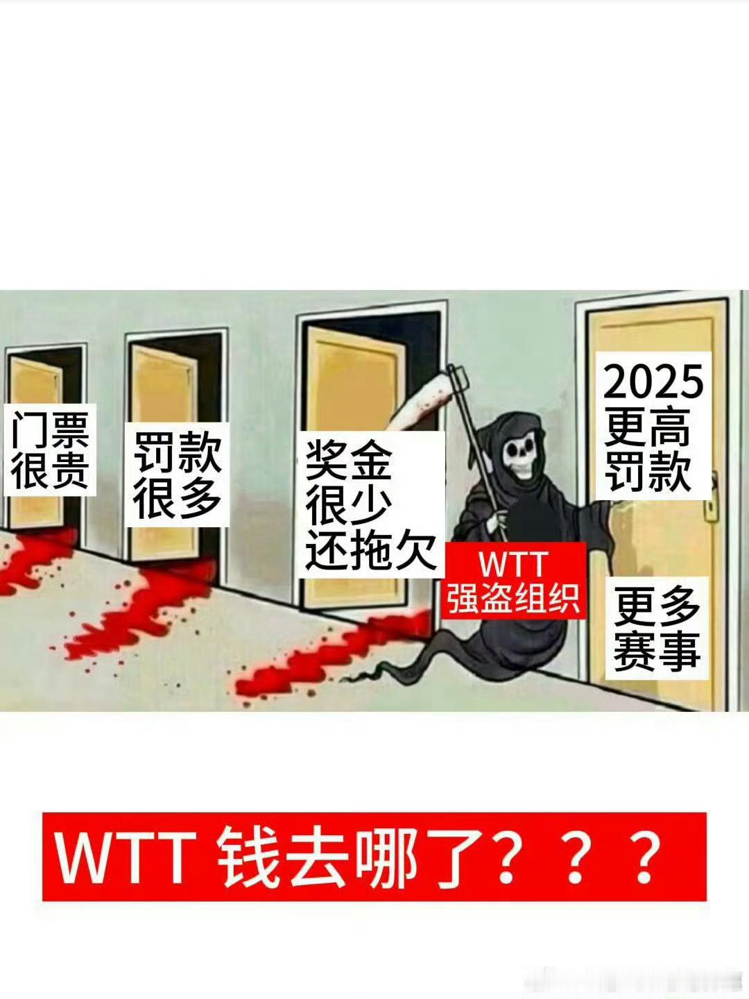 wtt冠军赛版权费高达300多万美元 上亿的招商，上千万的版权，还有上千万的票房