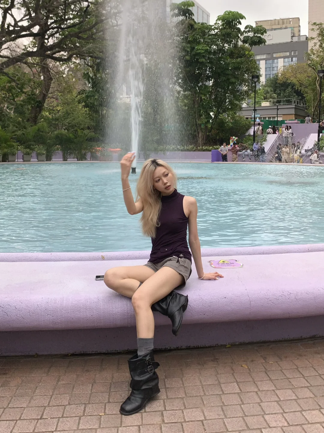 阴天来九龙公园⛲️🇭🇰⋆⑅˚₊⸜