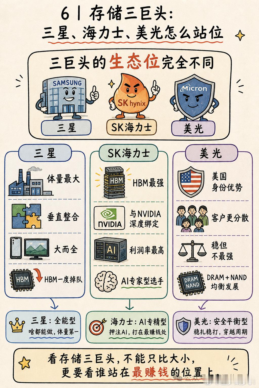 ETF大赛股票基金 存储三巨头比较 