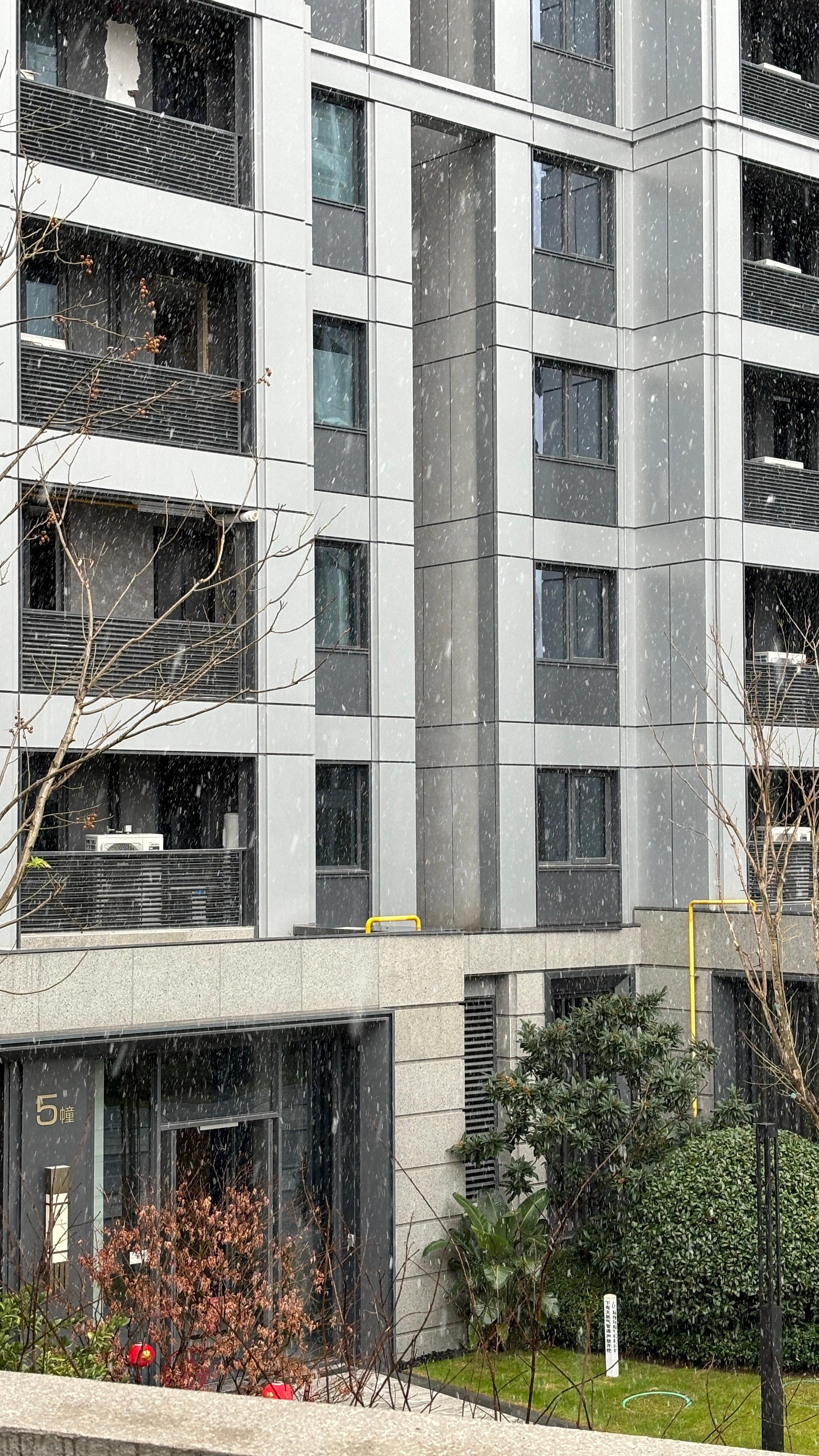 #温州下雪# 温州居然下雪了[爱慕]#转发接龙开新年# ​​​