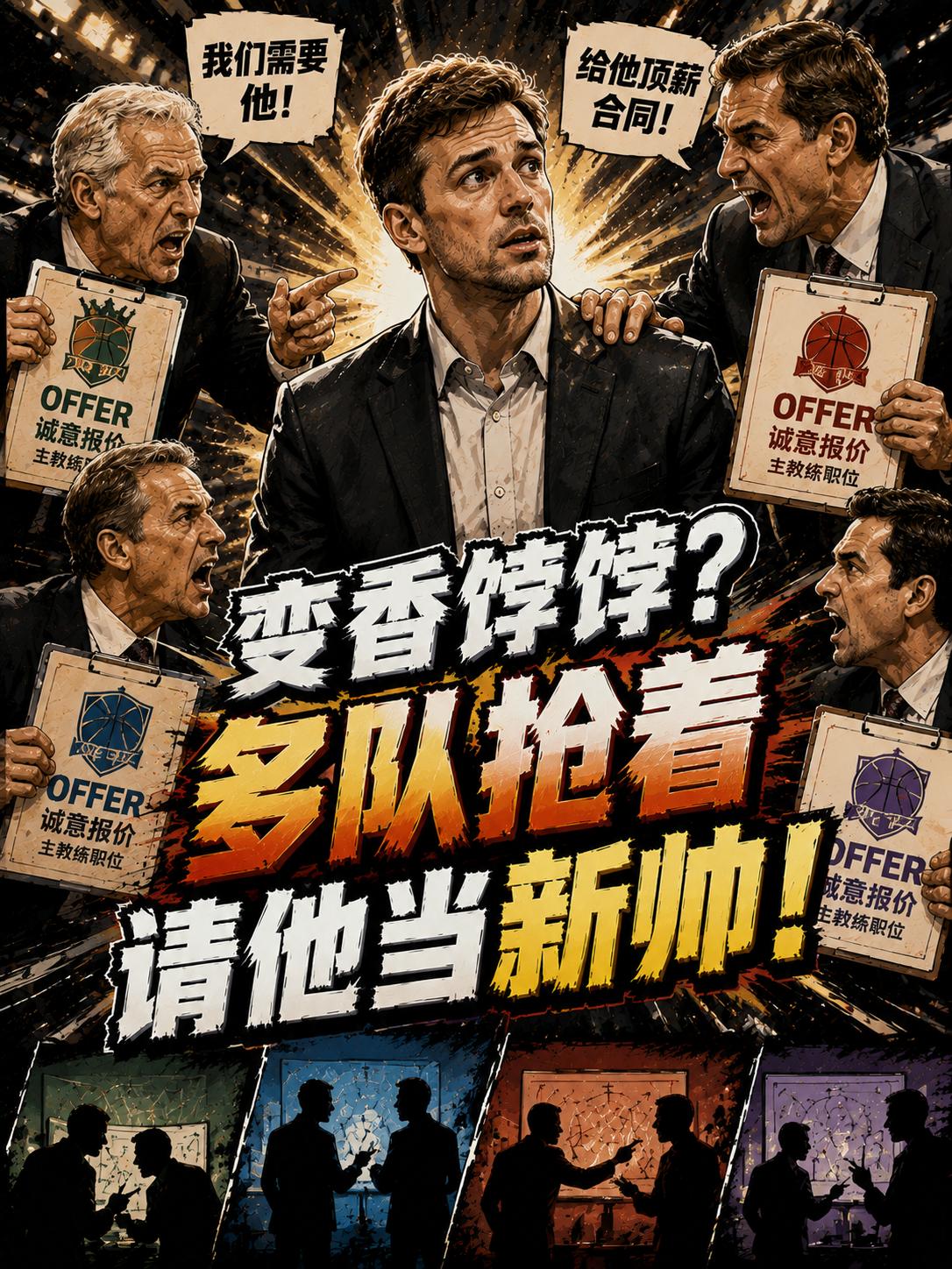 他竟然成为了香饽饽，多支球队都想将他签下，让他成为新一代的领头羊。他不是别人，正