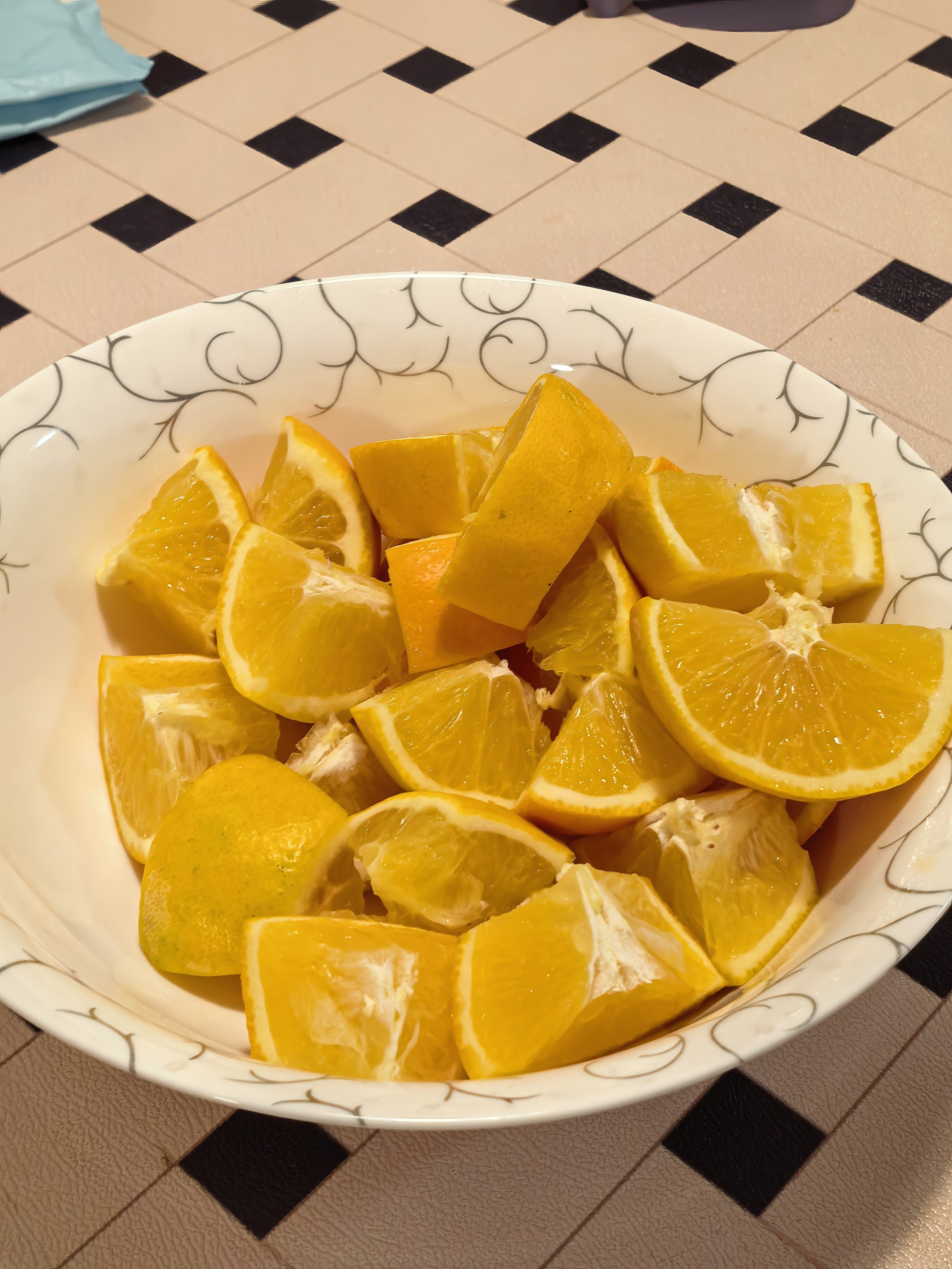 这么吃橙子是不是有点豪横