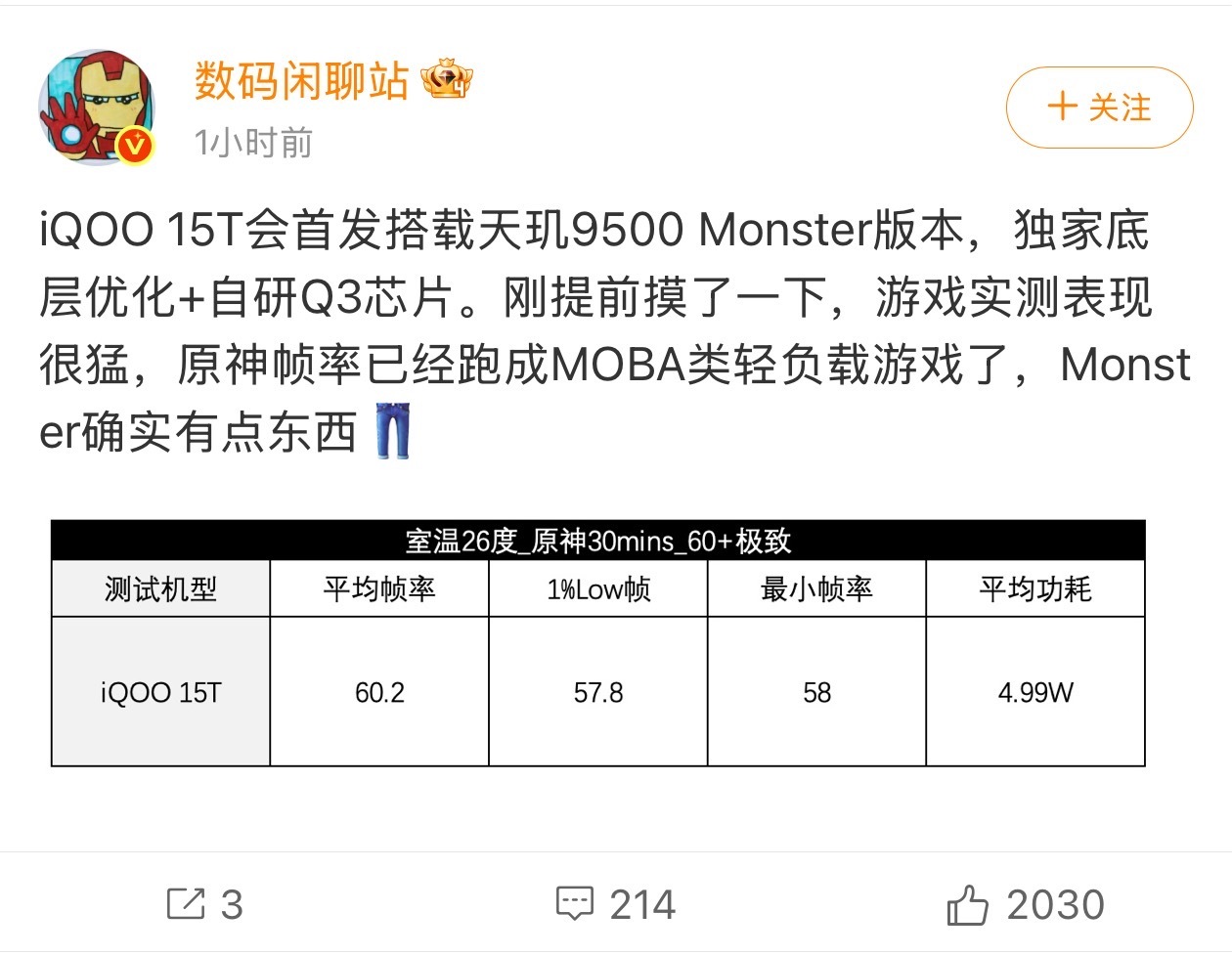 iQOO 15T太强了！这次会首发联发科天玑9500 Monster版旗舰芯片，
