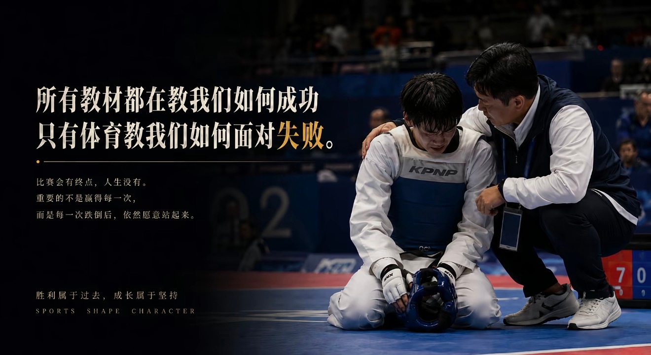 所有教材都在教我们成功只有体育教我们如何面对失败今日份鸡汤 
