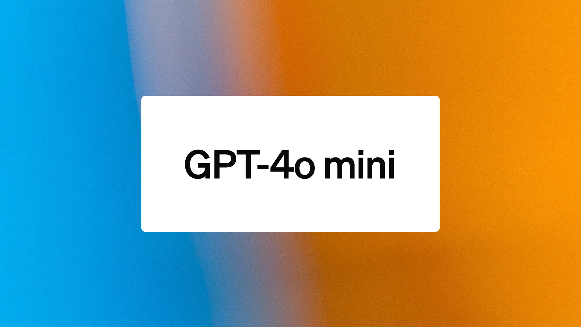 OpenAI刚推出了GPT-4o mini模型。API已经上线了，ChatGPT
