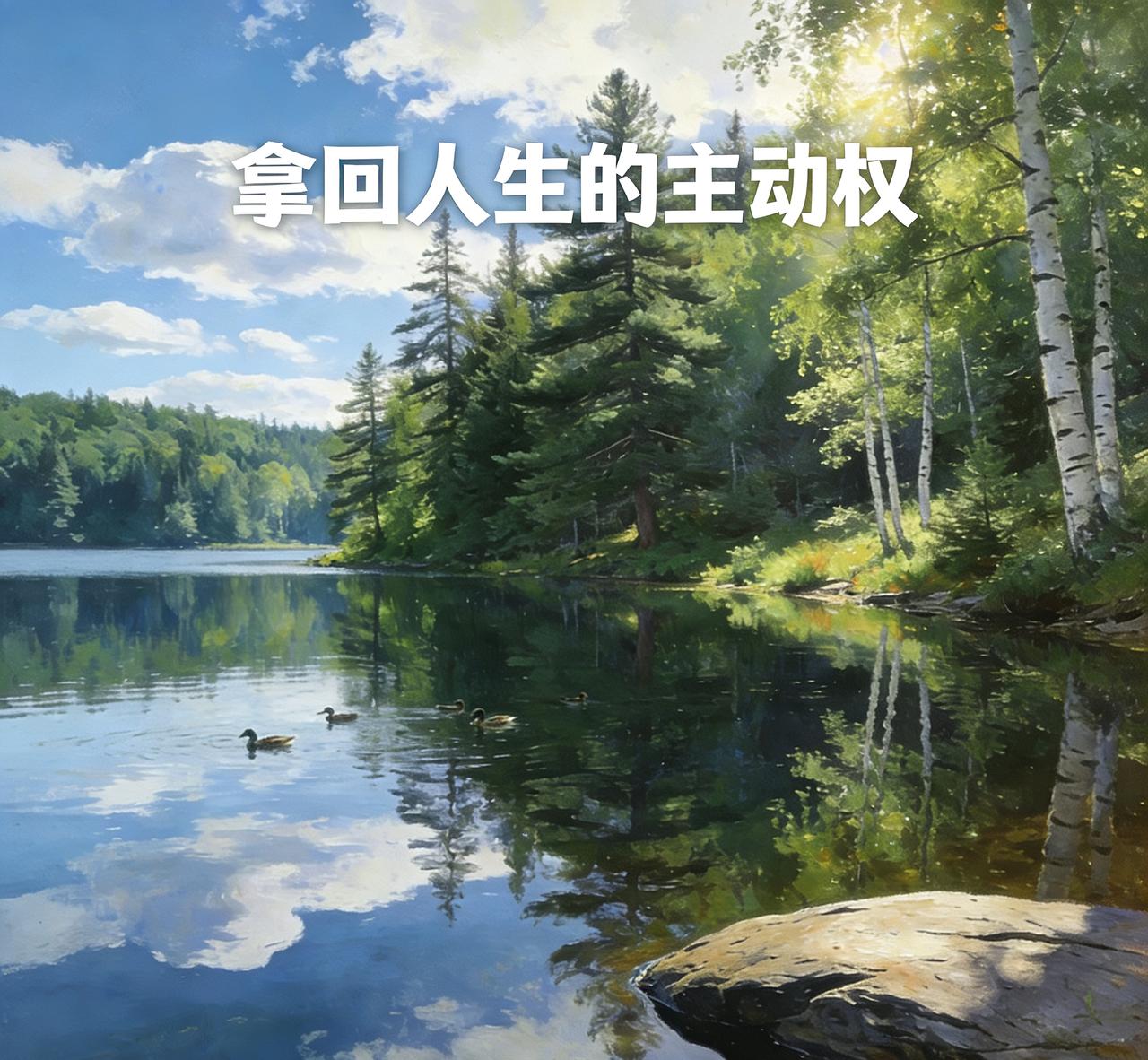 《瓦尔登湖》里写：“我从不想与这花花世界有任何牵连，只想活得从容，只面对生活的基