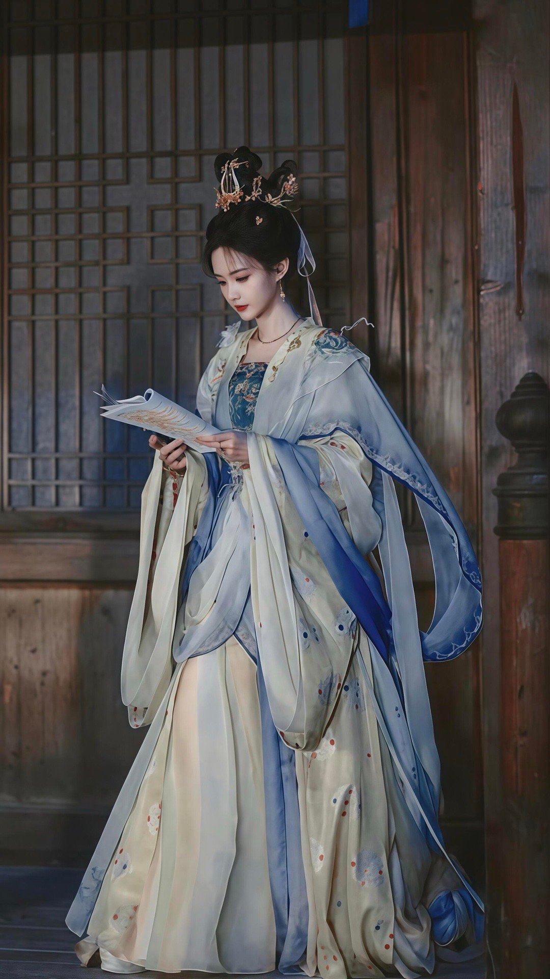 李一桐新剧路透，这华丽的服饰，妆容太美啦[比耶][相爱][打call] 