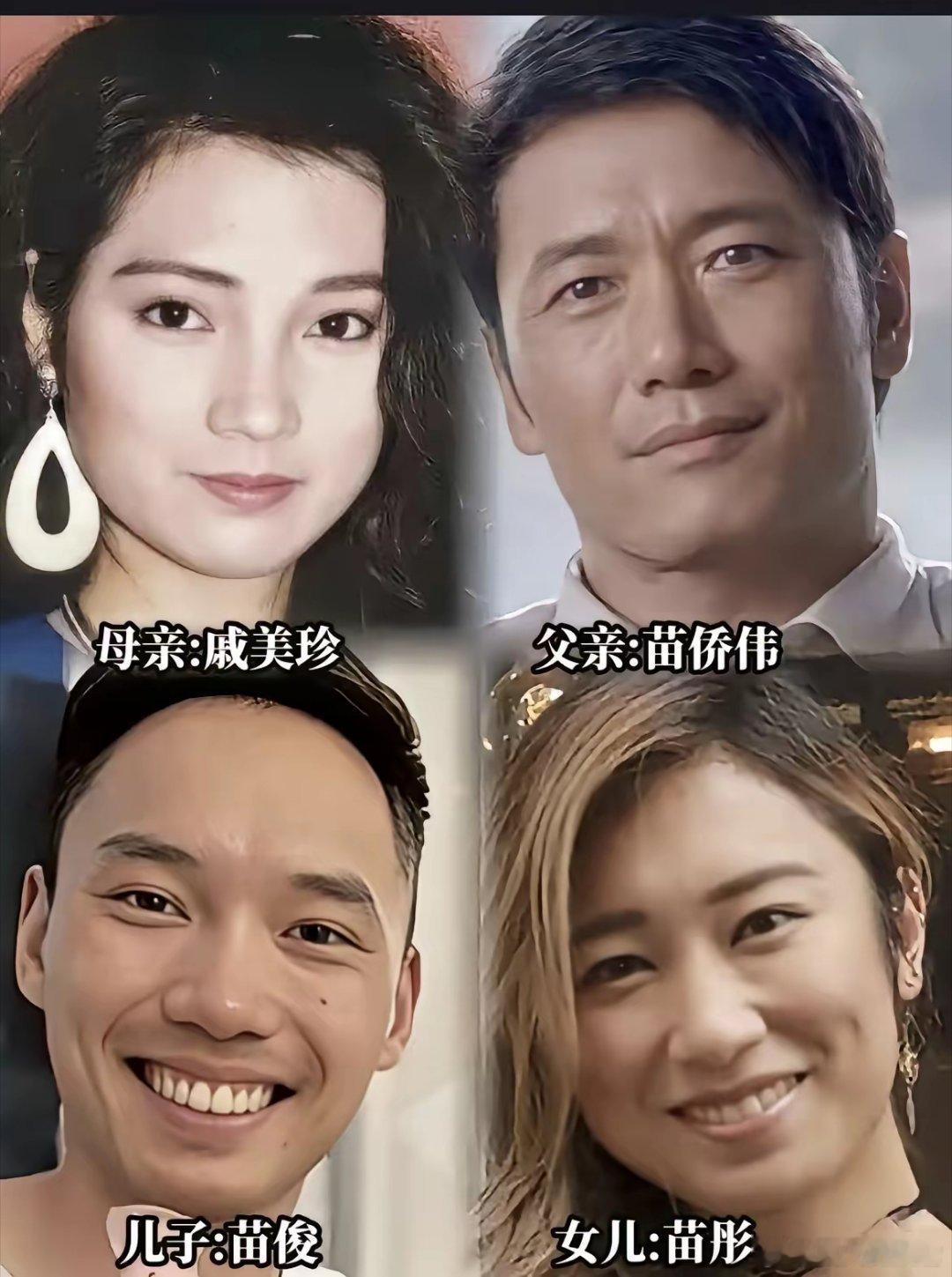 苗侨伟和戚美珍的孩子，真的是正正得负的例子了！​苗侨伟夫妇颜值、气质一流，结果儿