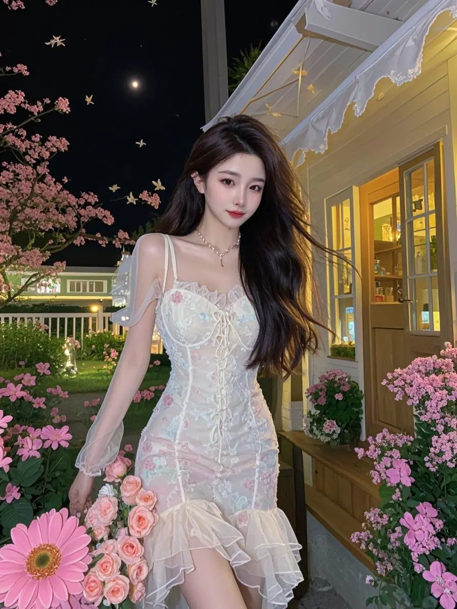 AI梦幻甜影 ai 写真 原来ai可以这么美 原创视频