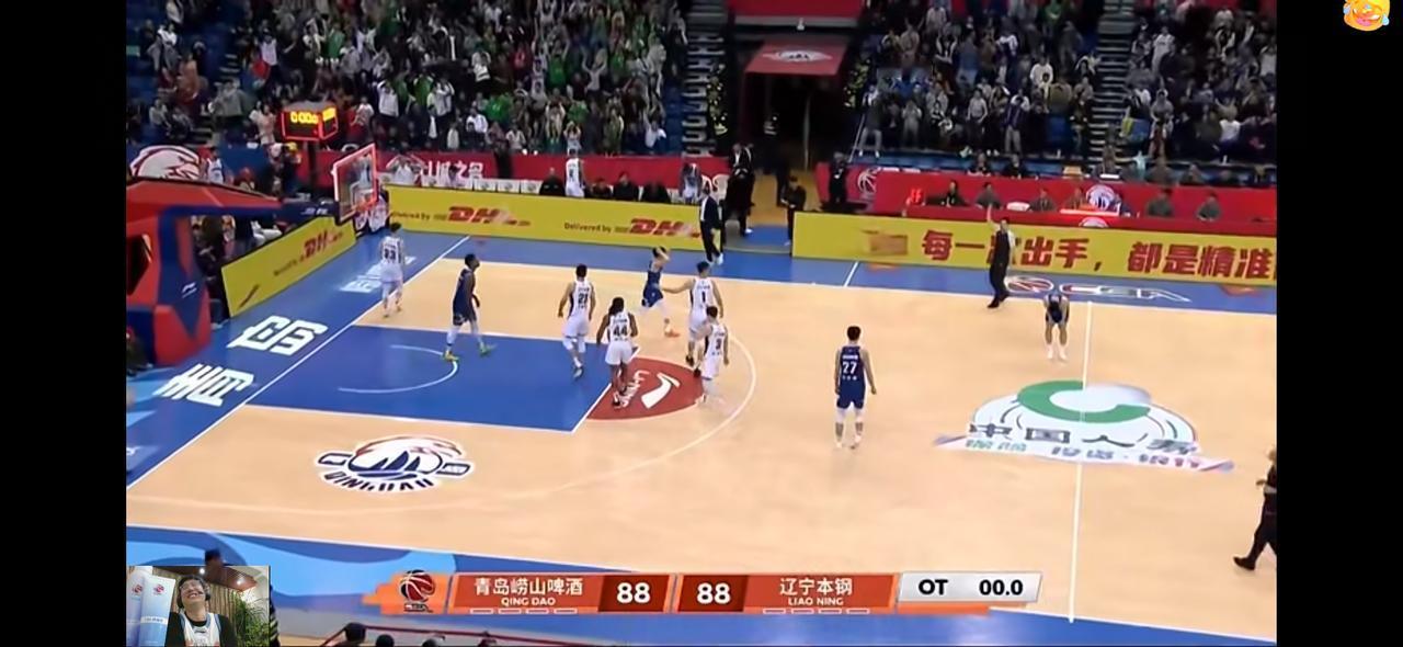 双加时，刚刚又打成了88平！

      在刚刚结束的青岛崂山啤酒男篮主场迎战