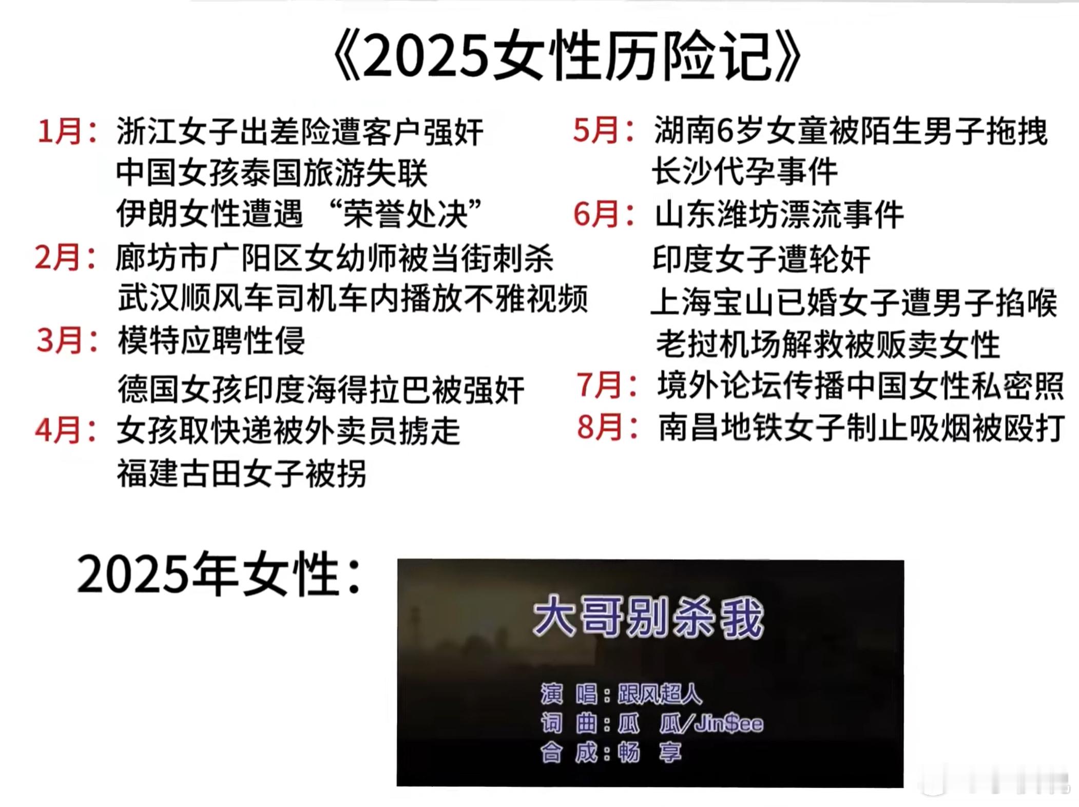2025女性历险记女性安全女性力量 ​​​