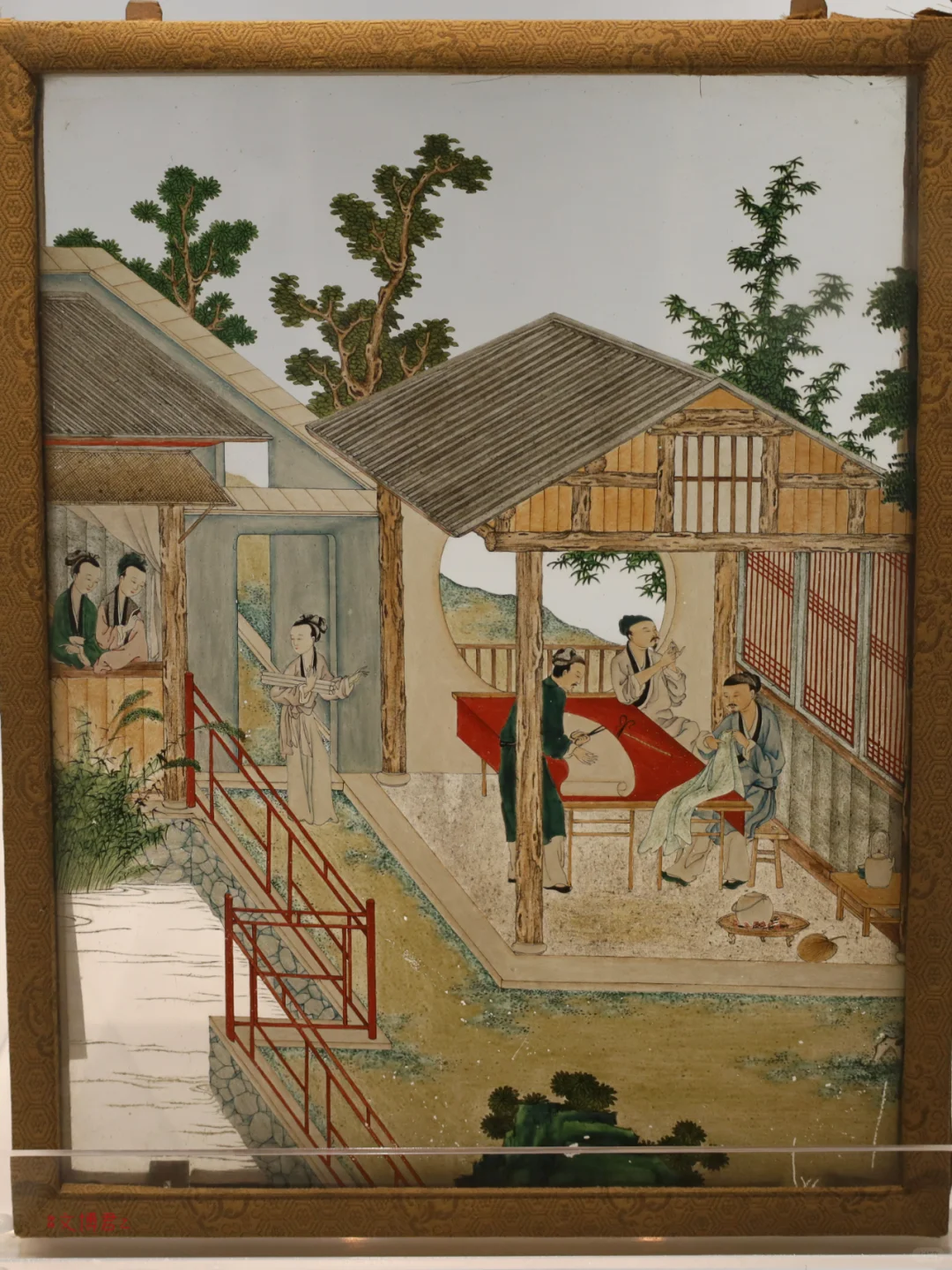 故宫较少露面的藏品——玻璃彩画