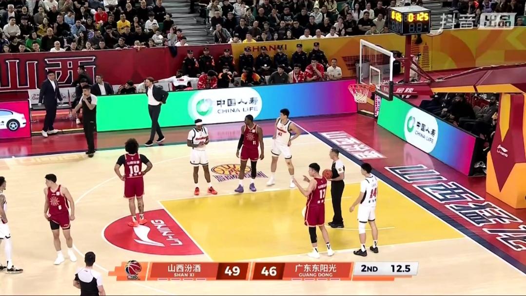 随着广东96:106不敌山西，广东东阳光的排名基本确定是第5，这样广东可以参加季