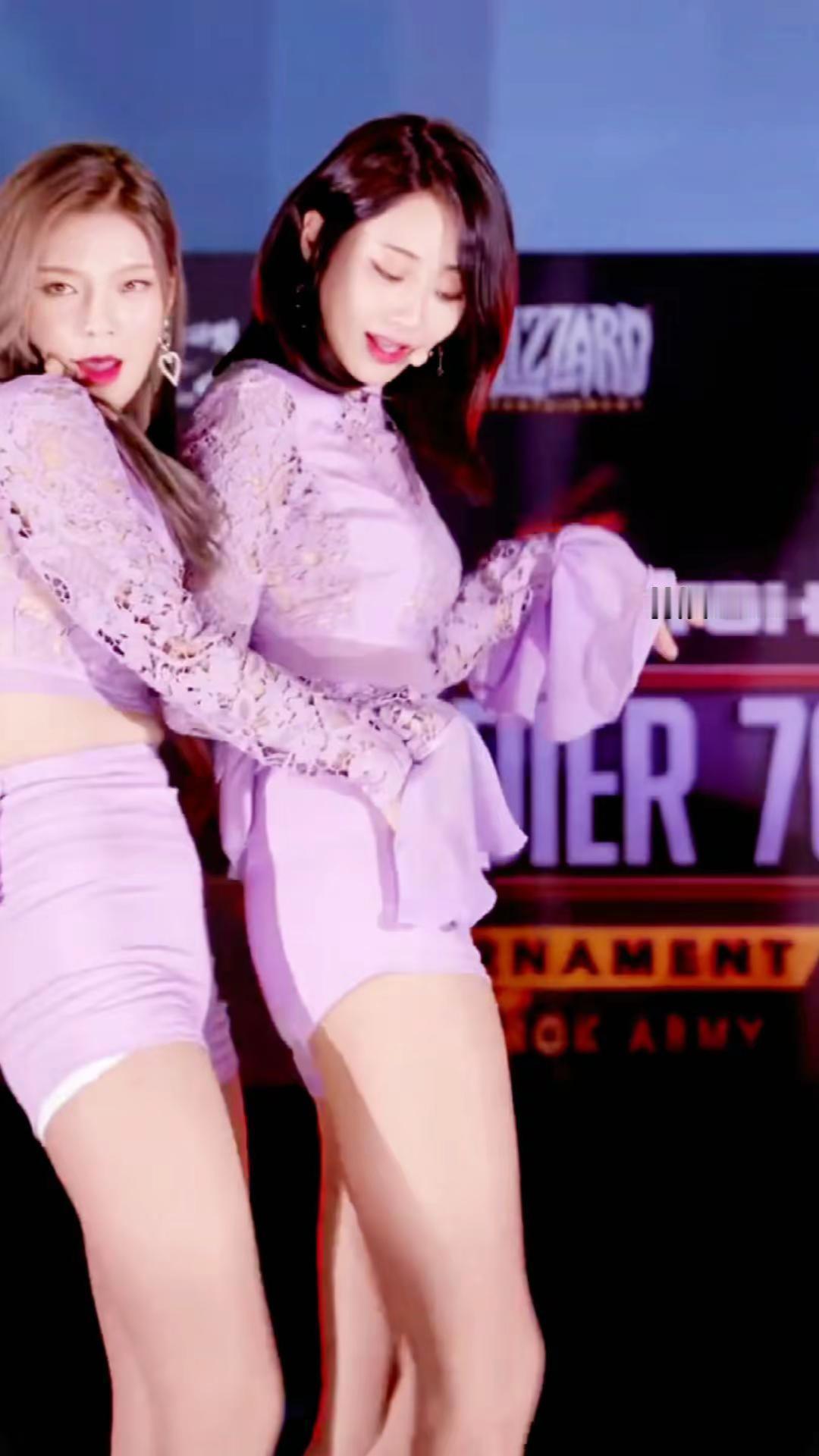 贴贴舞很上头，我不知道看了多久？朴景丽 赵素珍 9muses 韩国女团