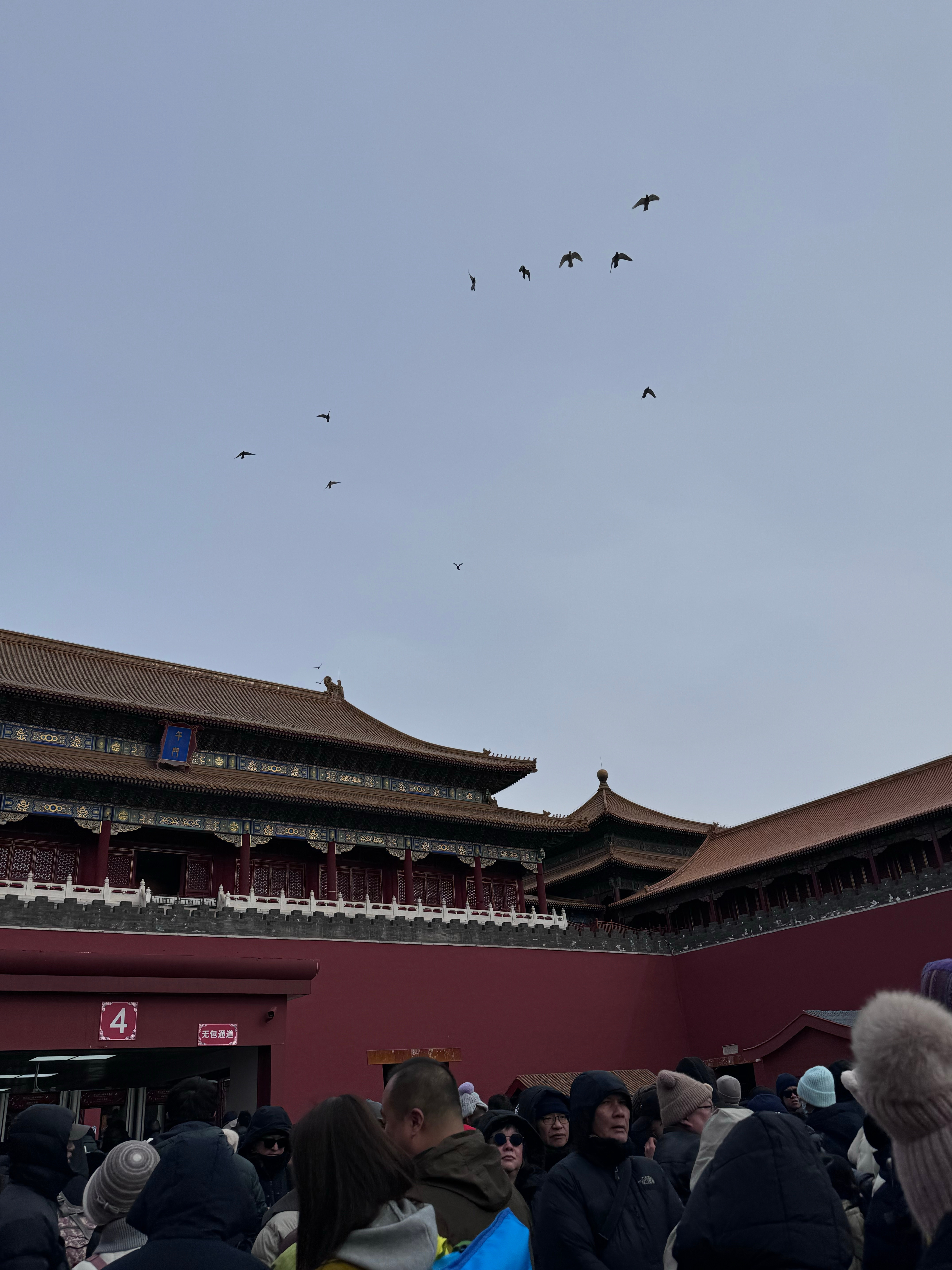 年初去北京旅游，拍了很多故宫的图片，看那飞檐的曲线，如何轻盈地剪开天空；看那梁枋