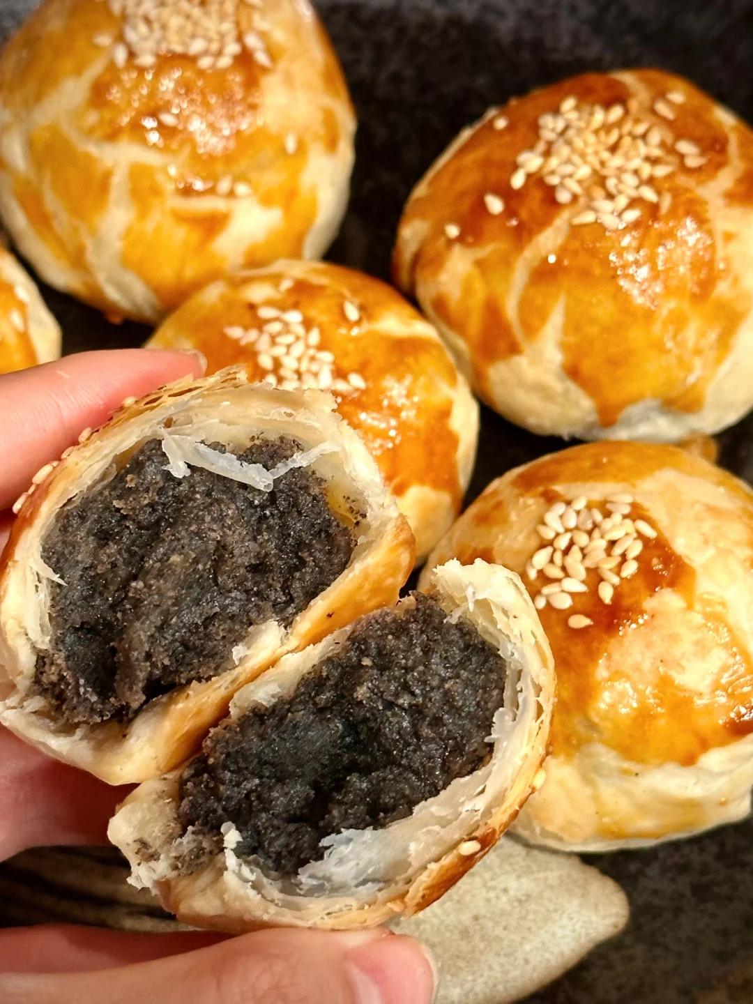 缺德舅酥皮复刻香港恒香饼家芝麻酥🥐太香❗️