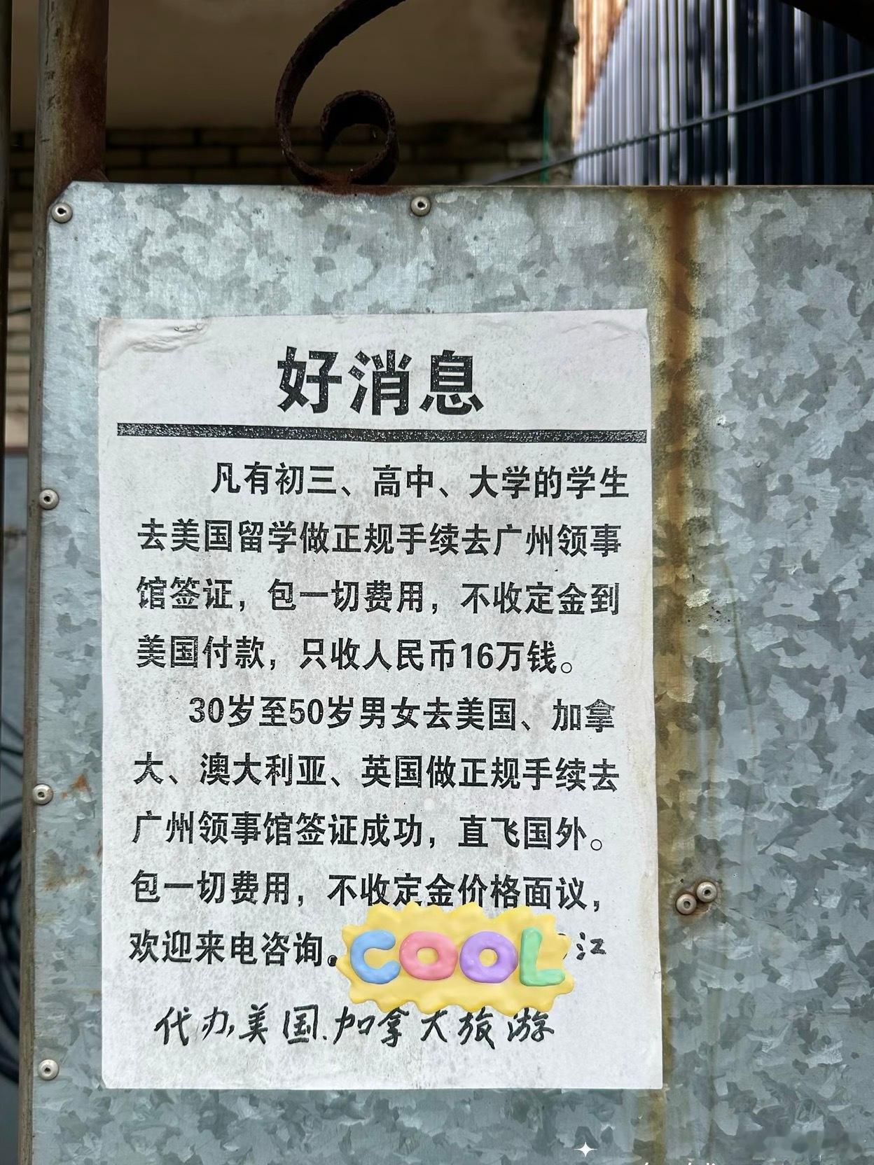 嗯嗯，我们福建人是这样用正规手续去全世界的 ​​​