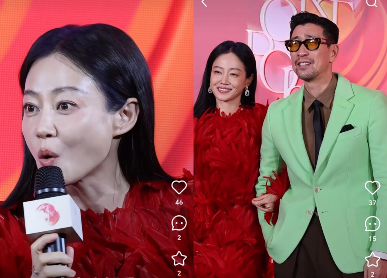 她在红毯上丢了耳环，却捡起了观众的心。
女演员谭卓，给整个内娱上了一堂“人设课”