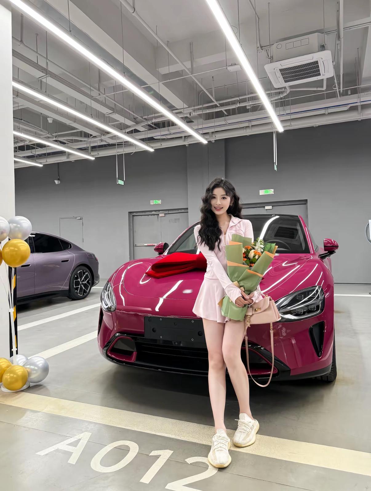小米SU7酥妻璀璨洋红💐 ​​​