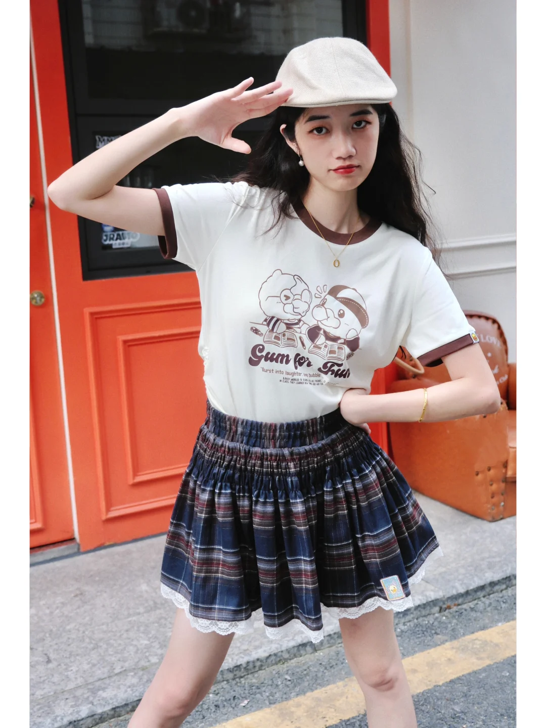 夏日穿搭｜是复古学院味的夏天～