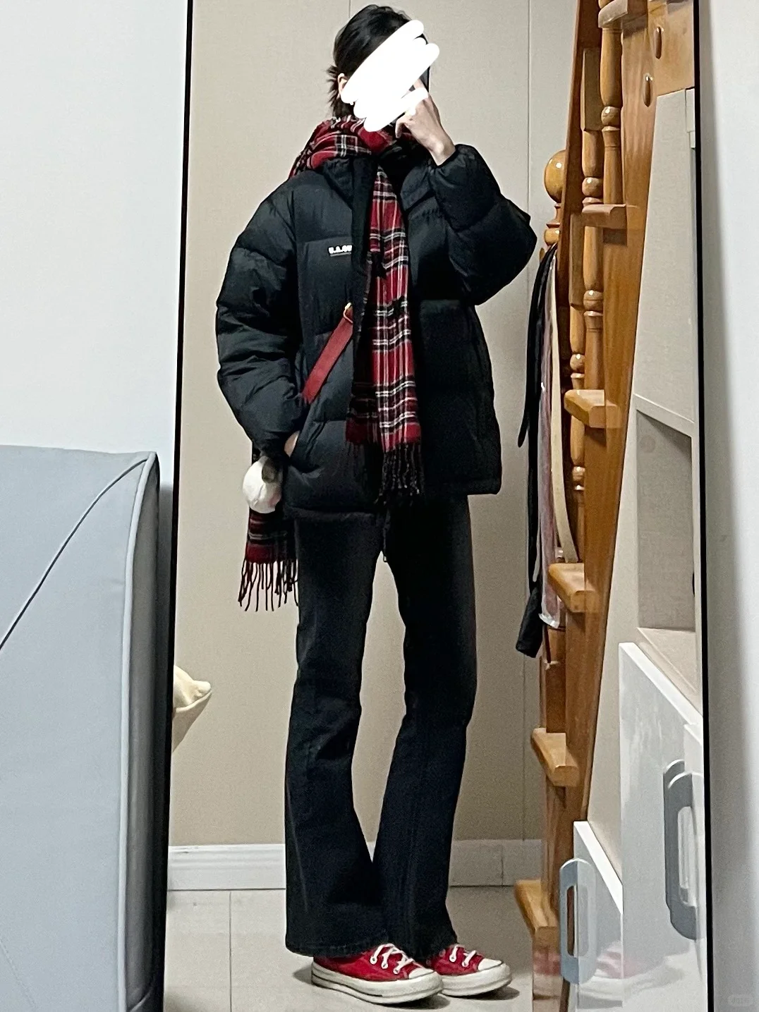 🧣秋冬｜黑红就是很配呀🧑‍🎄
