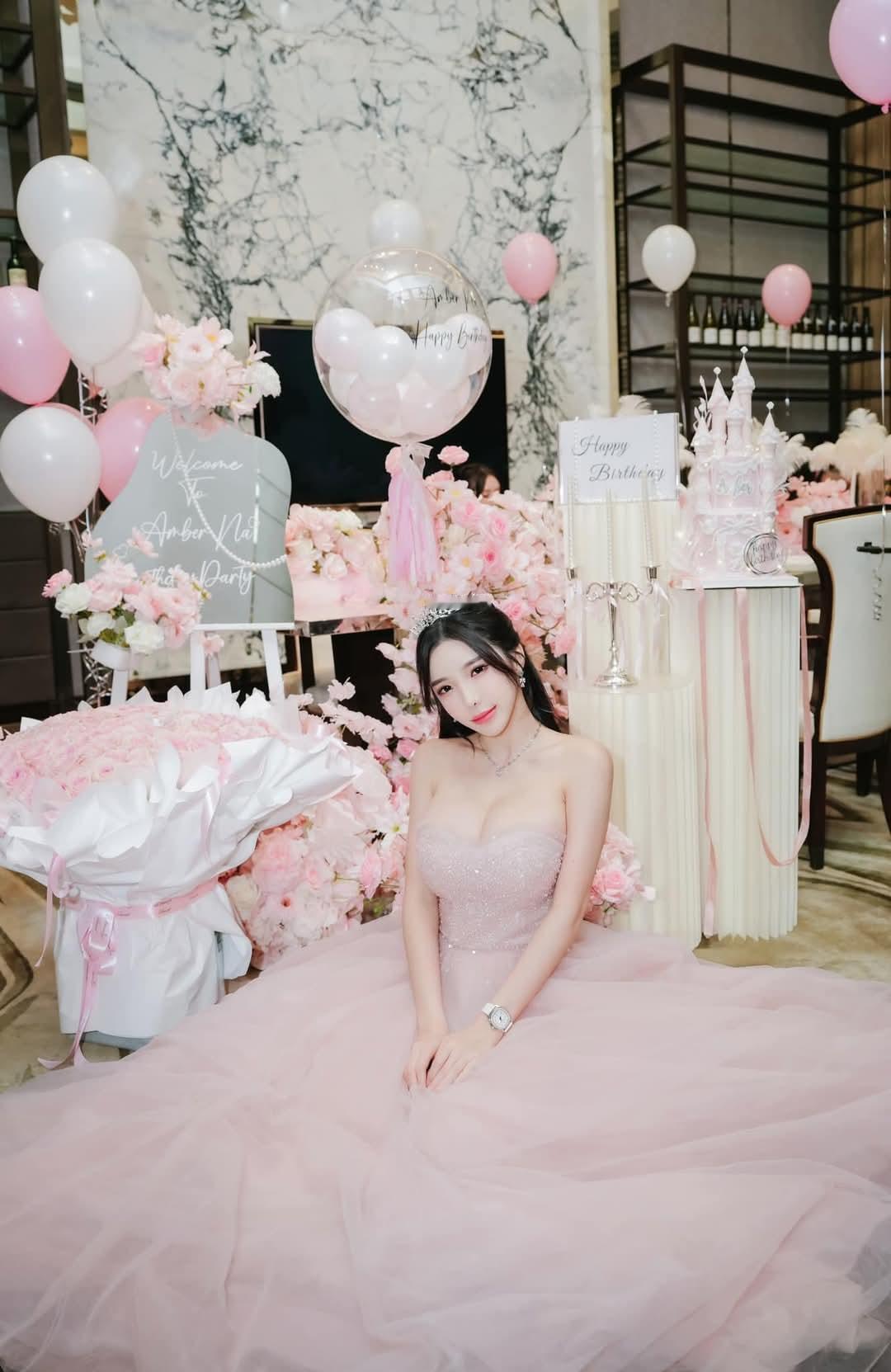 梦幻粉色生日派对，甜美公主风！🎂💖