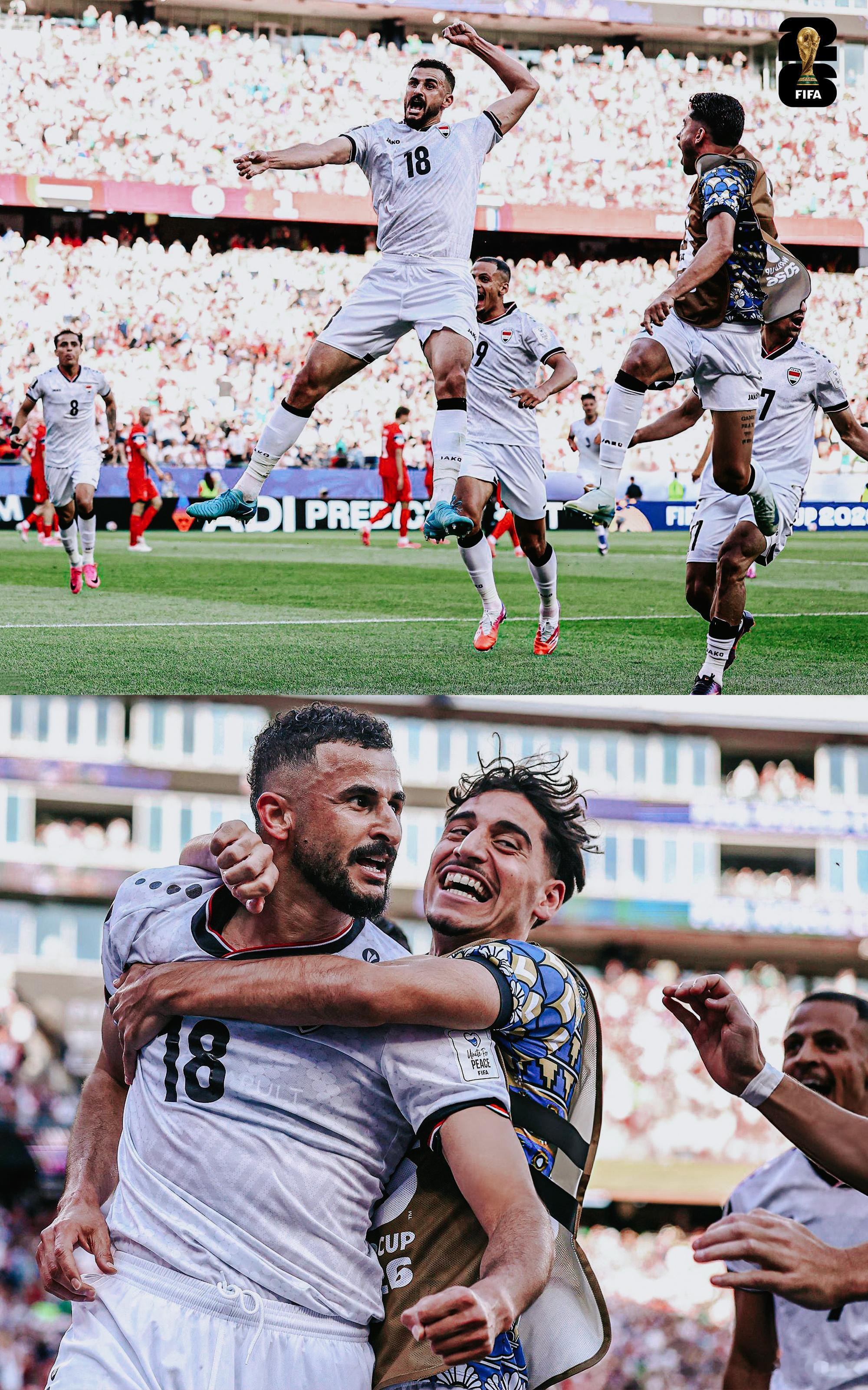 伊拉克也展现了值得尊重与掌声的半场比赛。🇮🇶👏🏻伊拉克vs挪威世界杯
